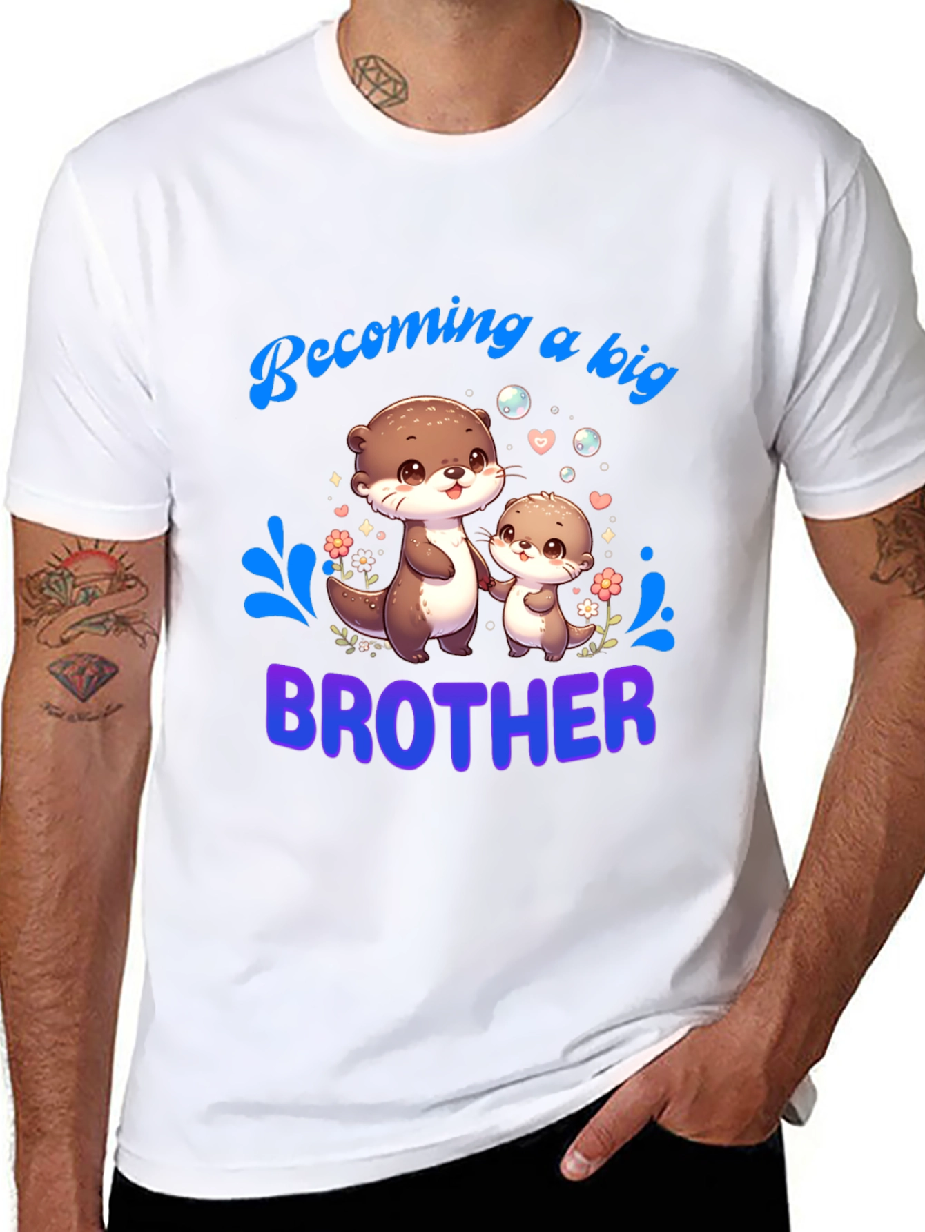 Becoming a Big Brother Otter Tee