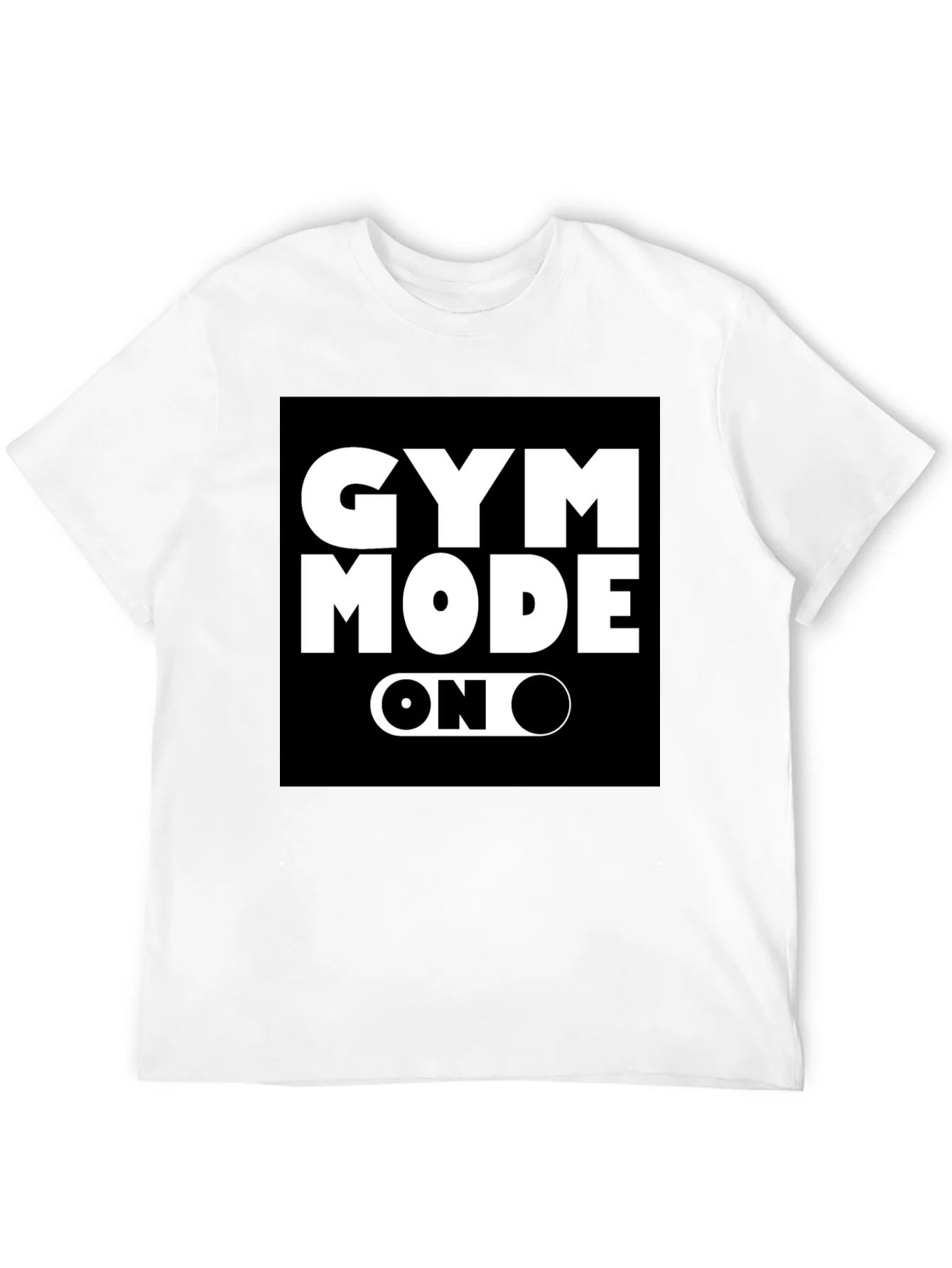 Gym Mode On Black T-Shirt