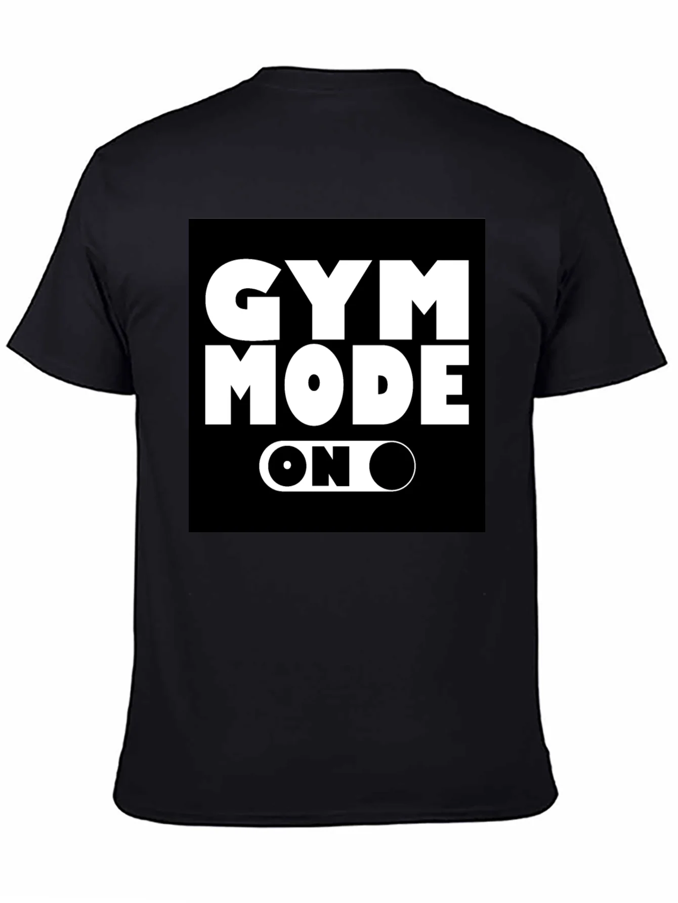 Gym Mode On Black T-Shirt