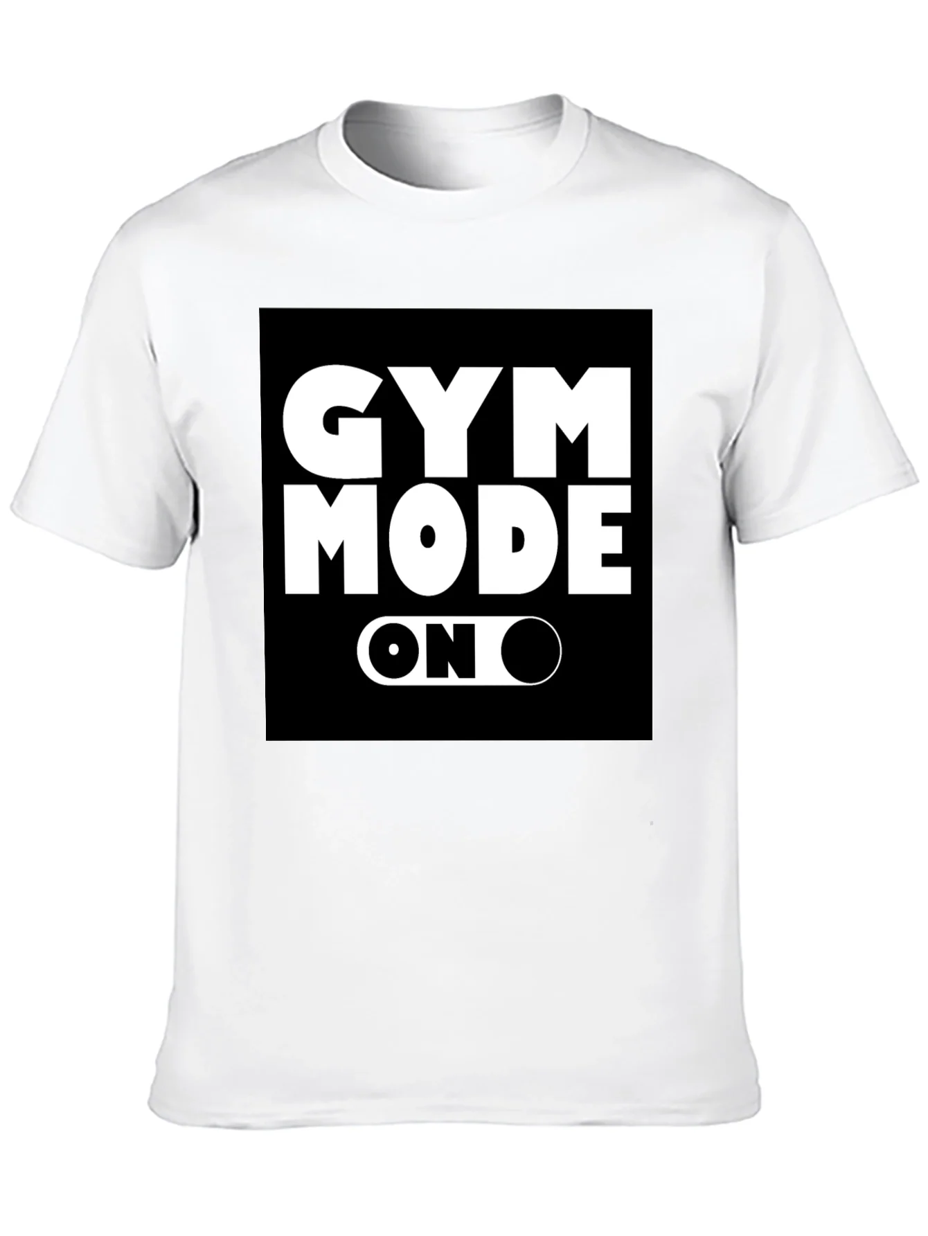 Gym Mode On Black T-Shirt