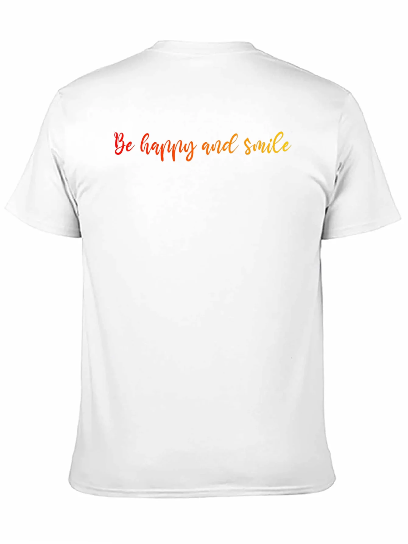 Be Happy and Smile Graphic T-Shirt