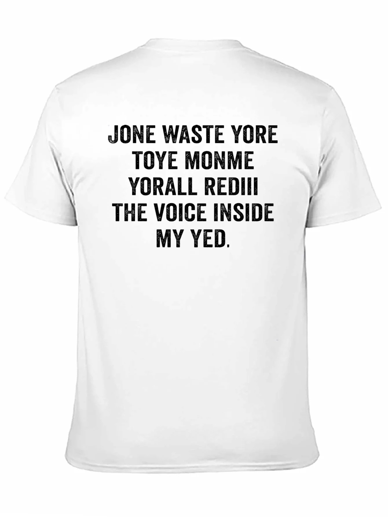 Jone Waste Yore T-Shirt - Unique Graphic Tee