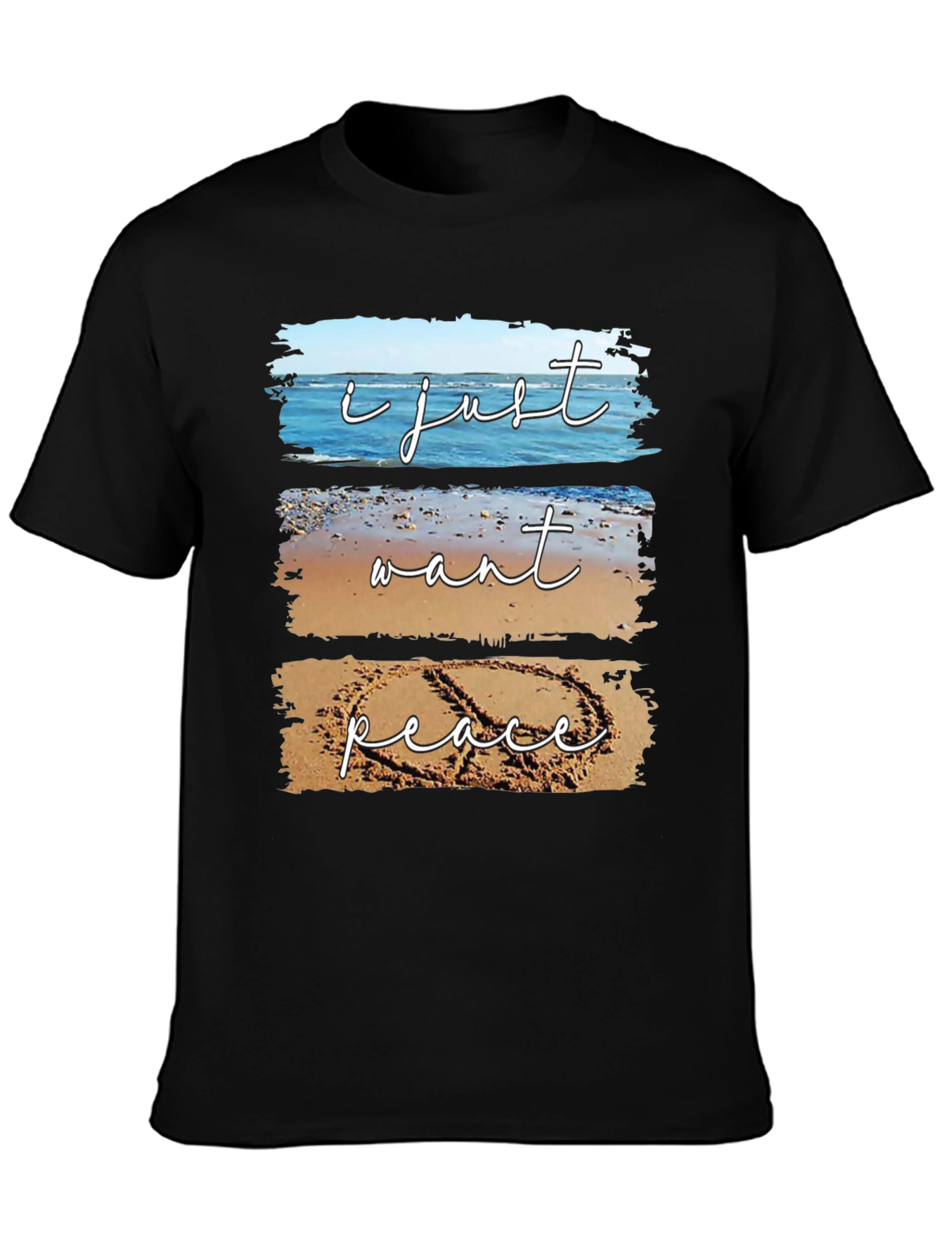 Peace Beach T-Shirt - Relaxed Coastal Vibes