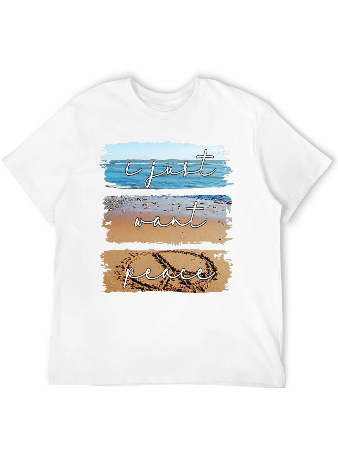 Peace Beach T-Shirt - Relaxed Coastal Vibes