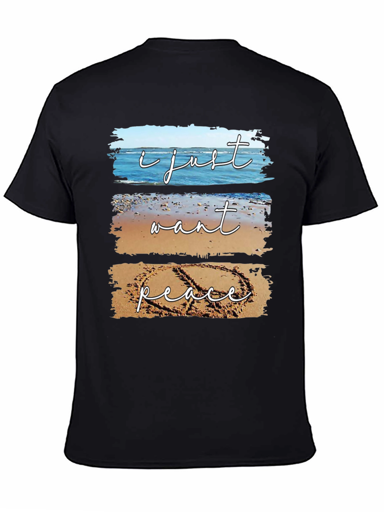 Peace Beach T-Shirt - Relaxed Coastal Vibes