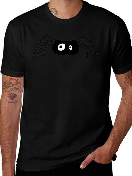 Spooky Spider Graphic Tee - Halloween Ready