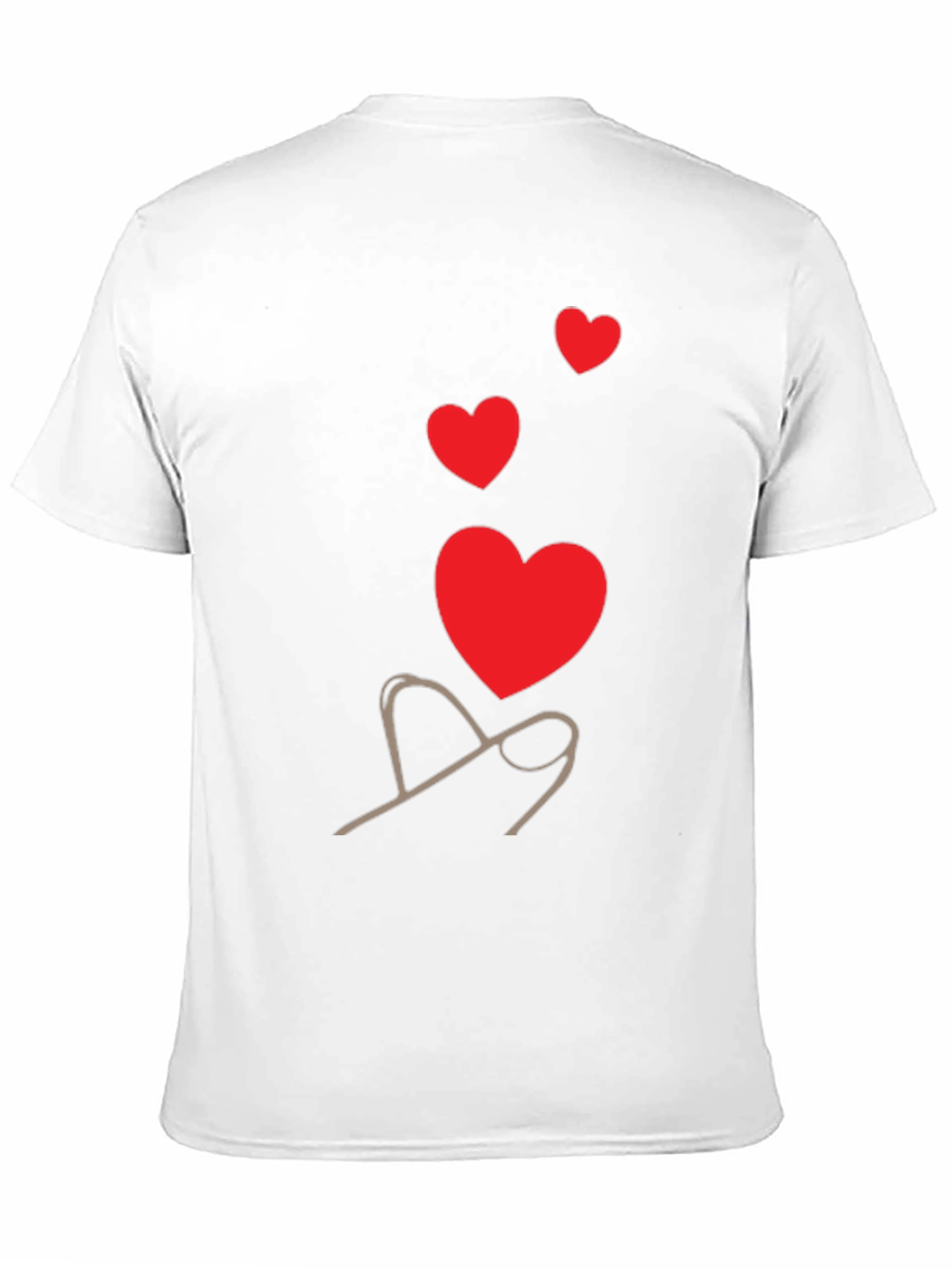 Heart Graphic Black T-Shirt