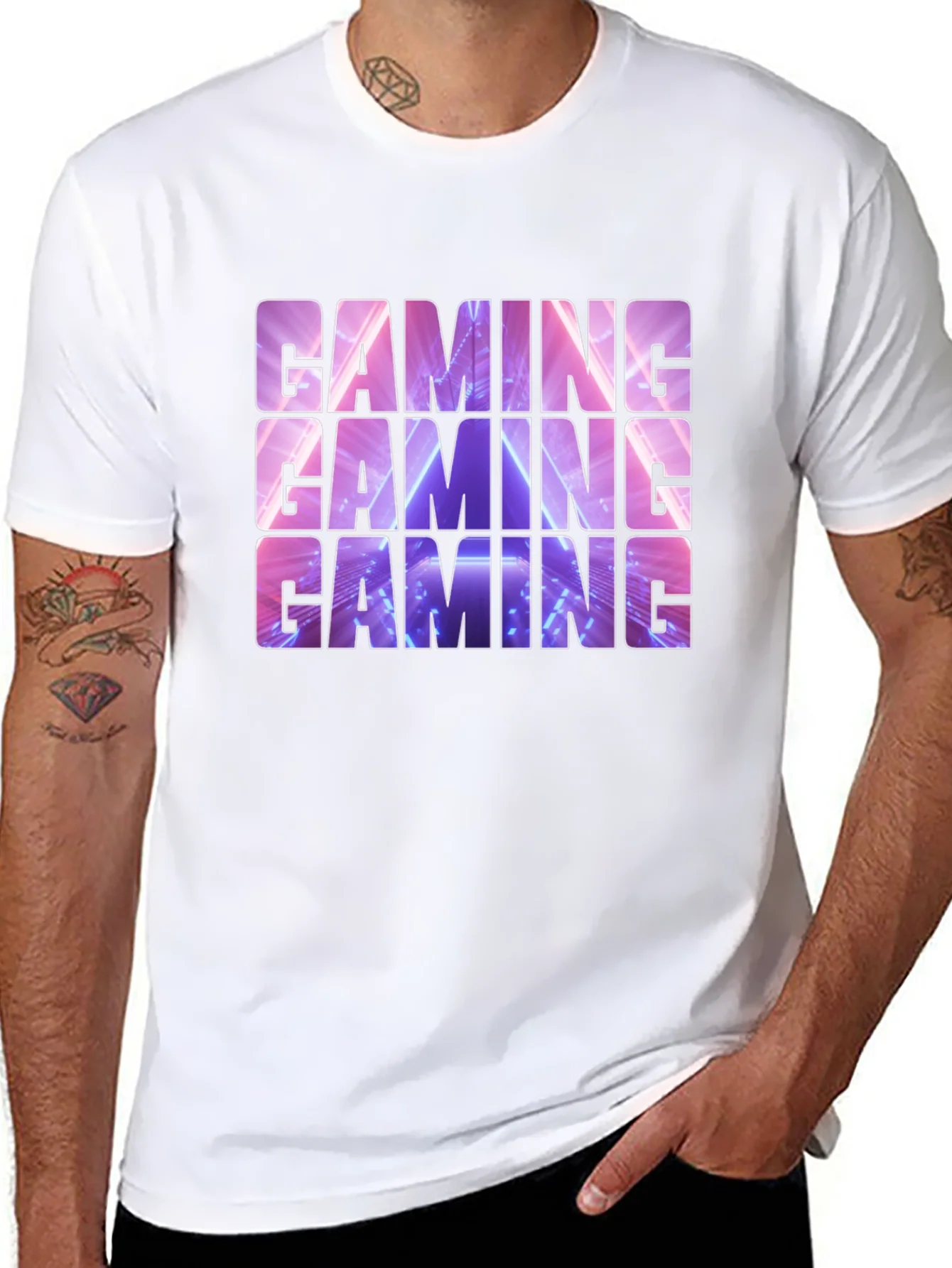Gaming T-Shirt - Neon Design