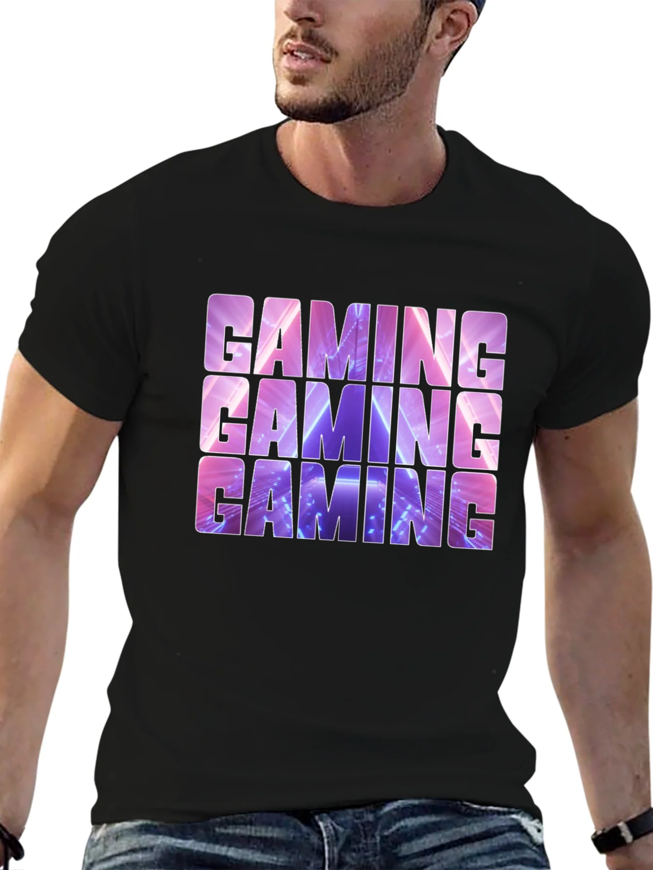 Gaming T-Shirt - Neon Design
