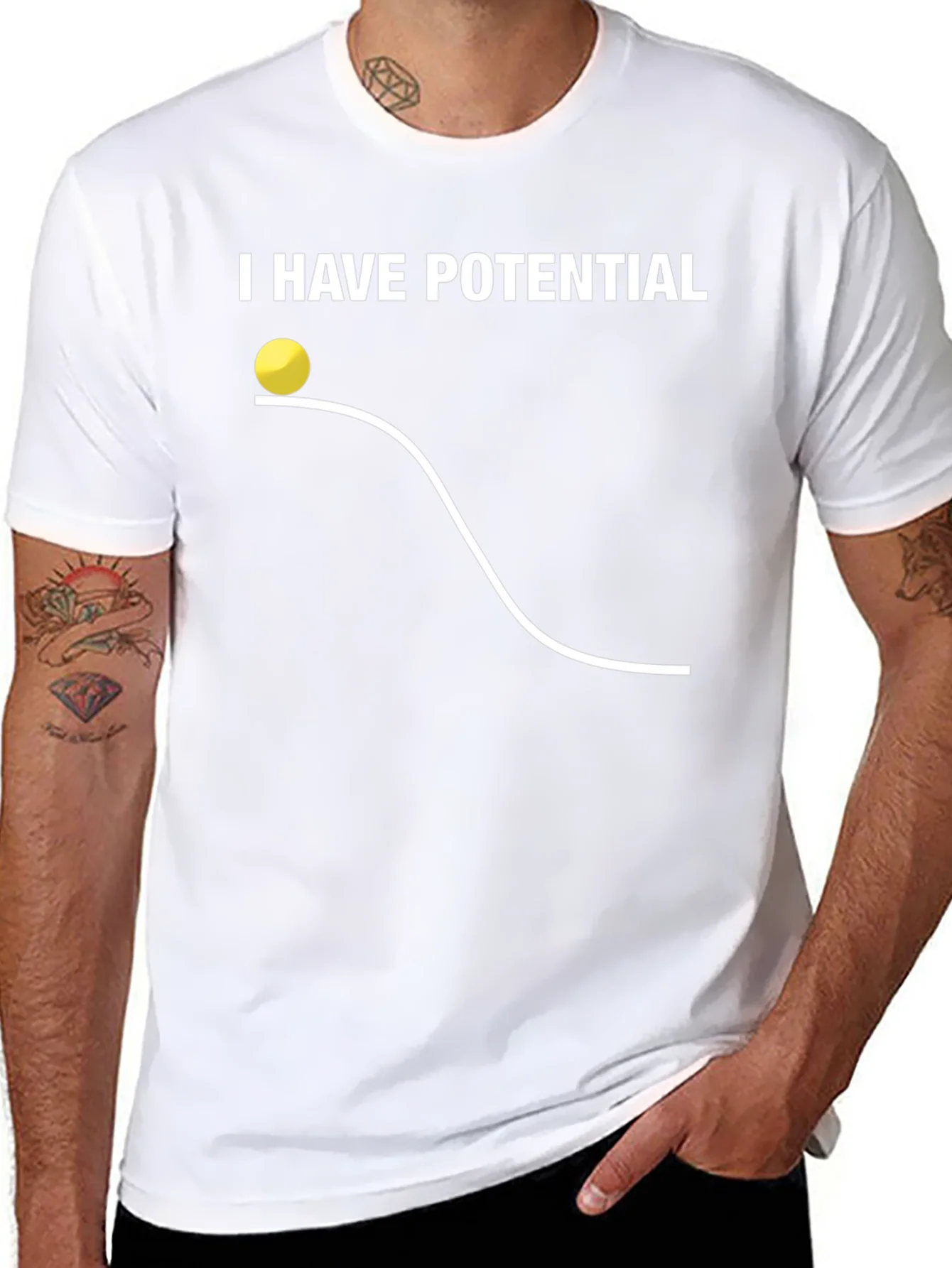 I Have Potential Physics Pun T-Shirt