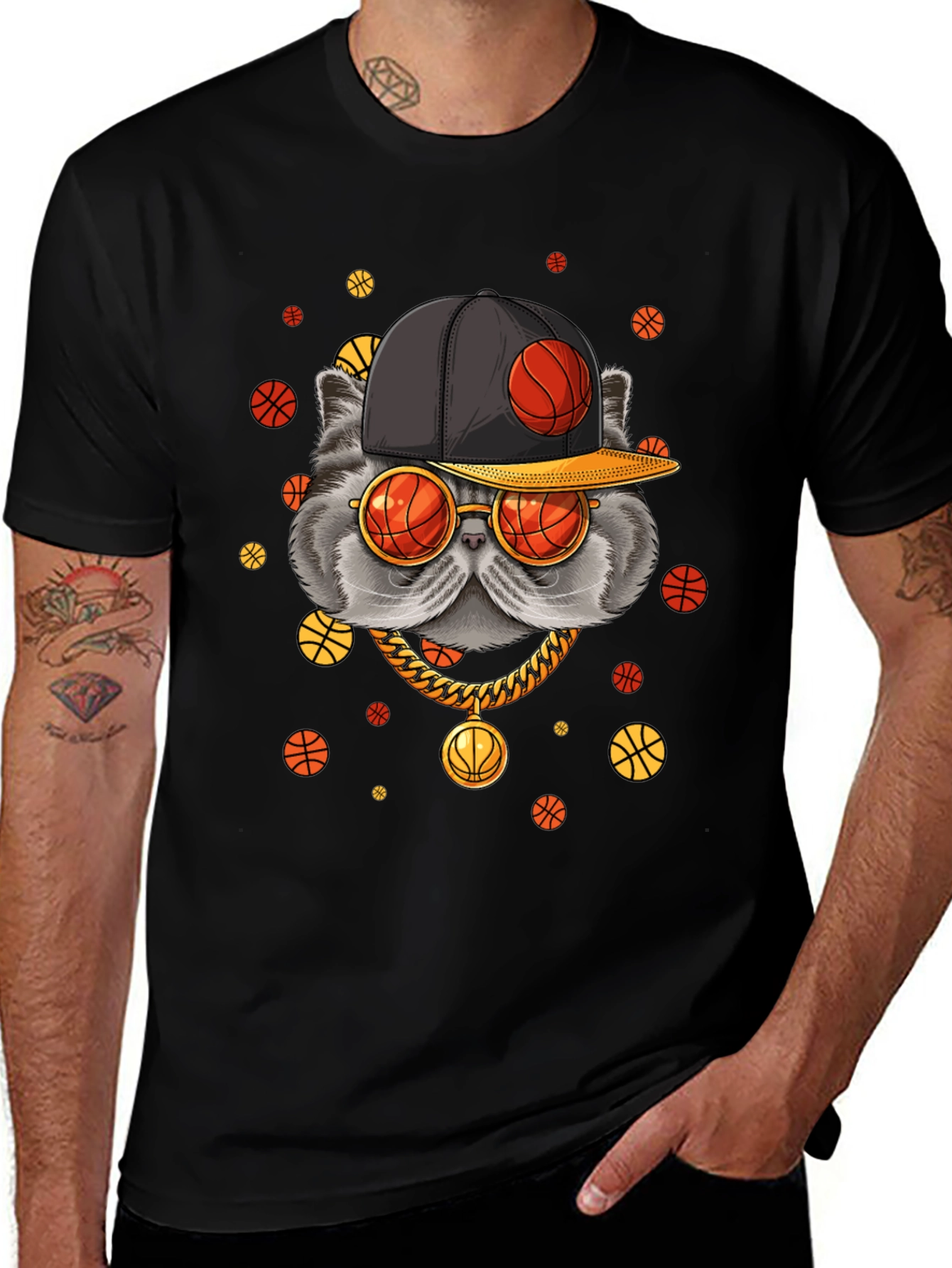Cool Cat Basketball T-Shirt