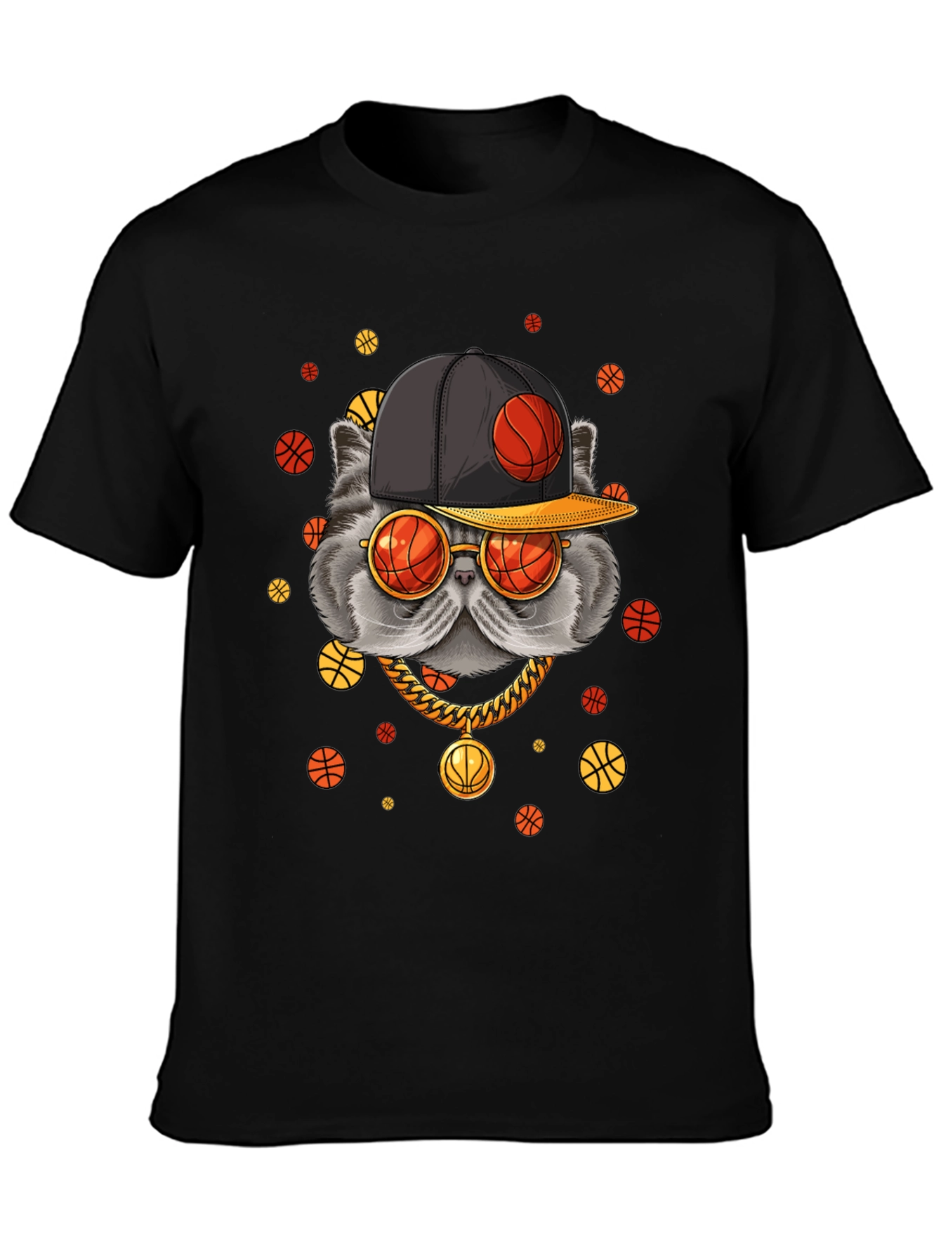 Cool Cat Basketball T-Shirt