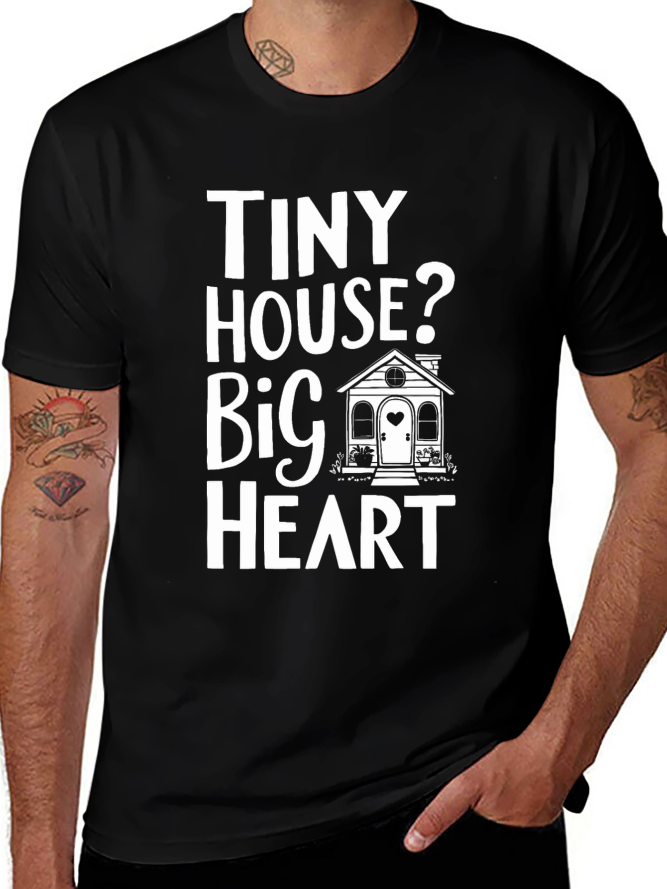 Tiny House Big Heart Graphic Tee