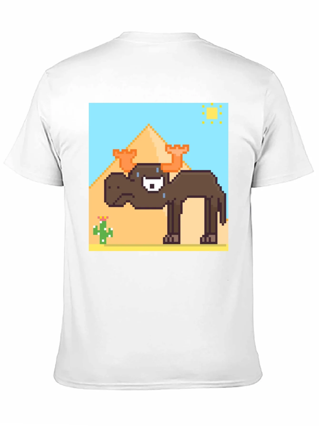 Pixelated Moose Desert Graphic Tee