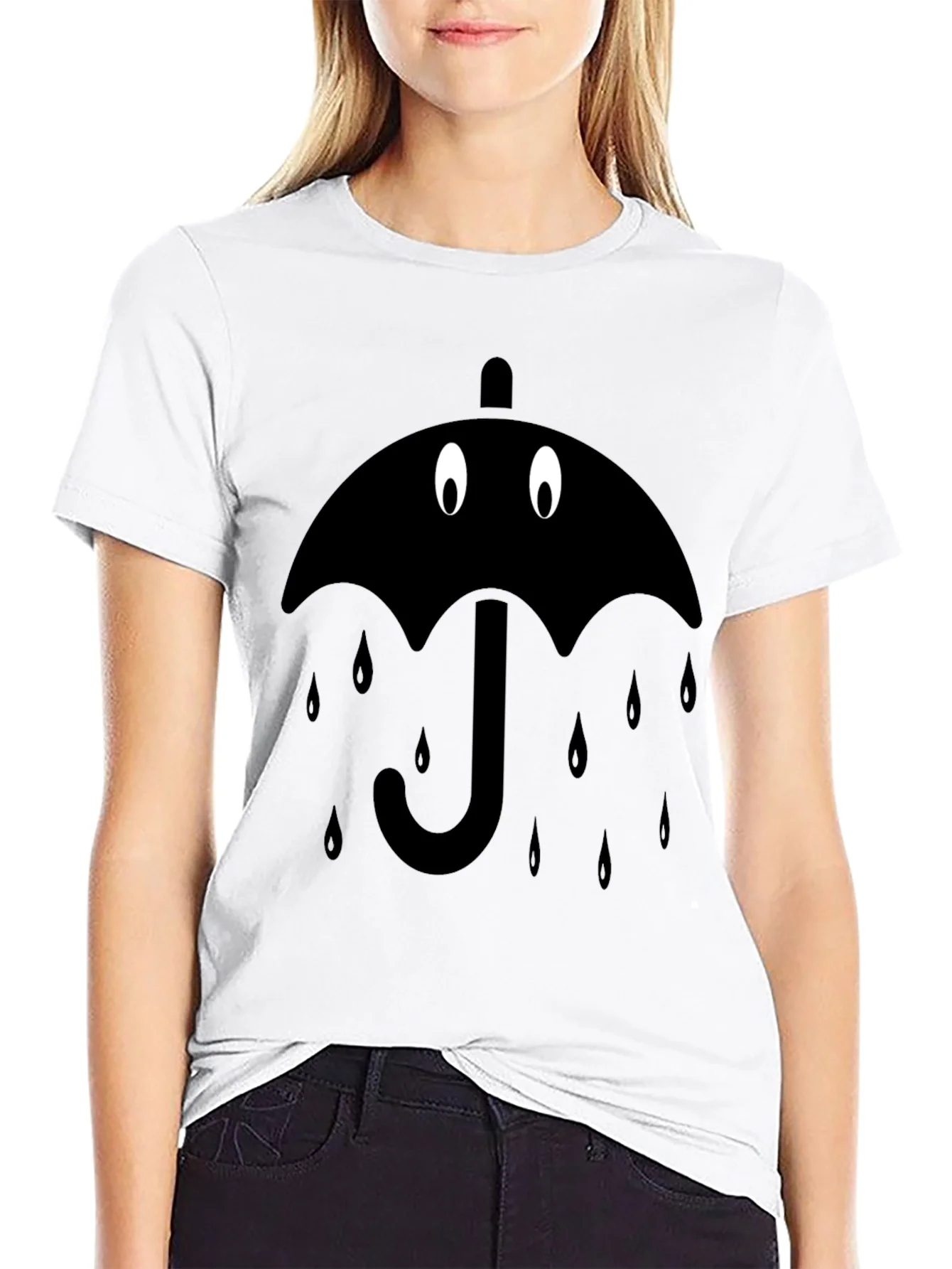 Umbrella Rain T-Shirt - Weather Graphic Tee