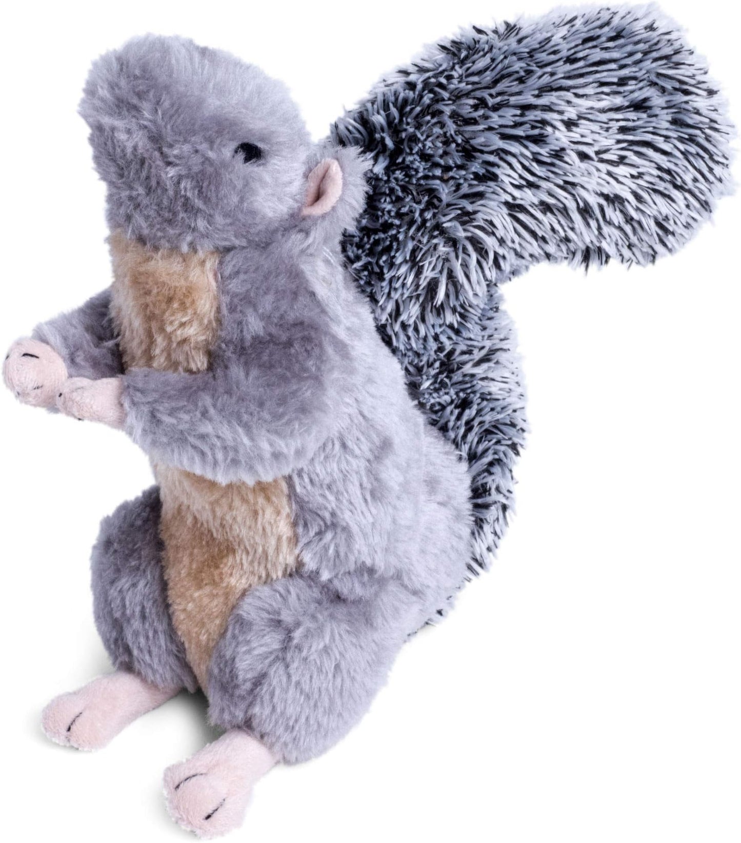 Cyril The Squirrel Plush Dog Toy with Built-In Squeaker (Pack of 1)