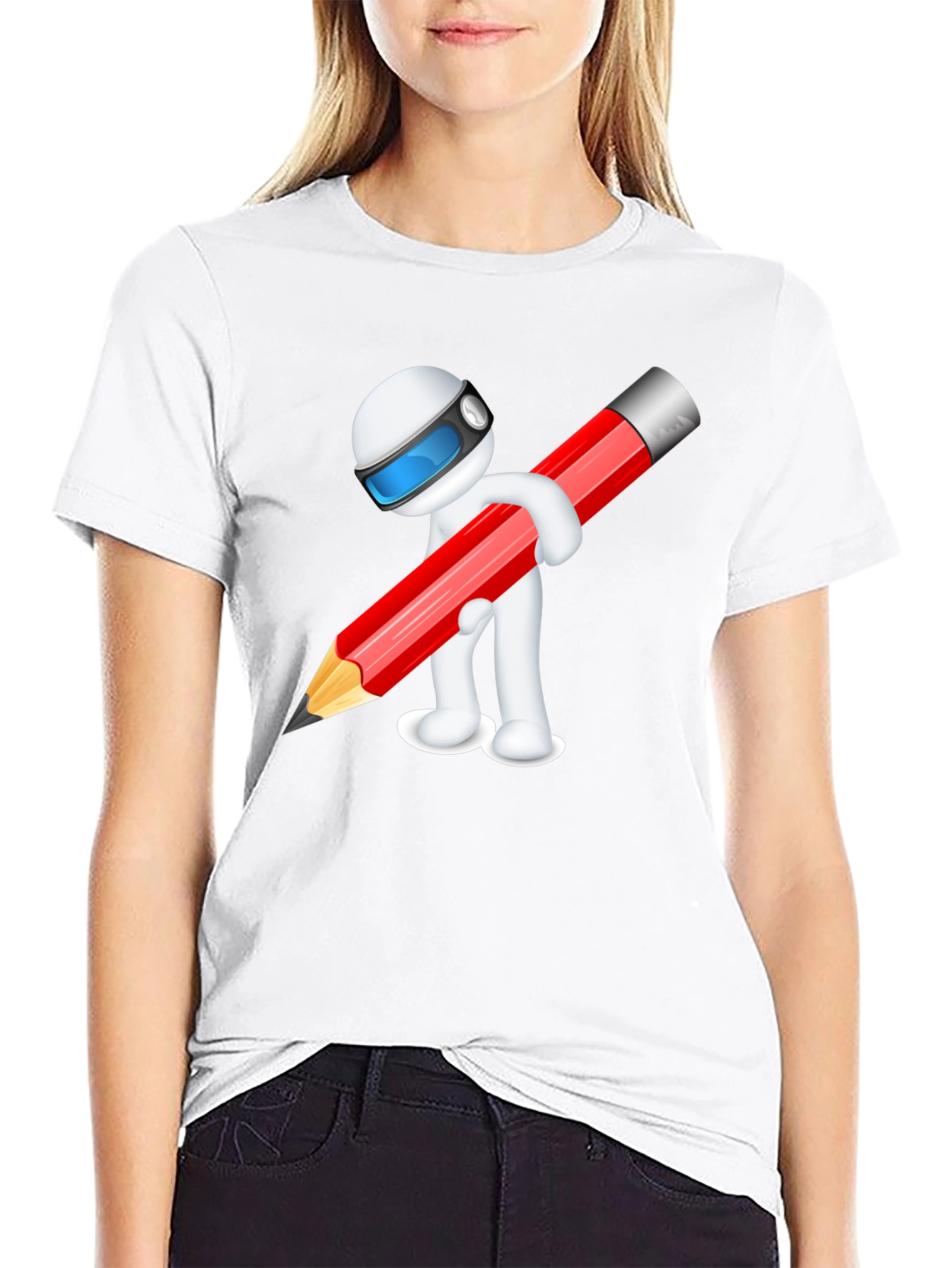 Creative Cartoon Graphic T-Shirt