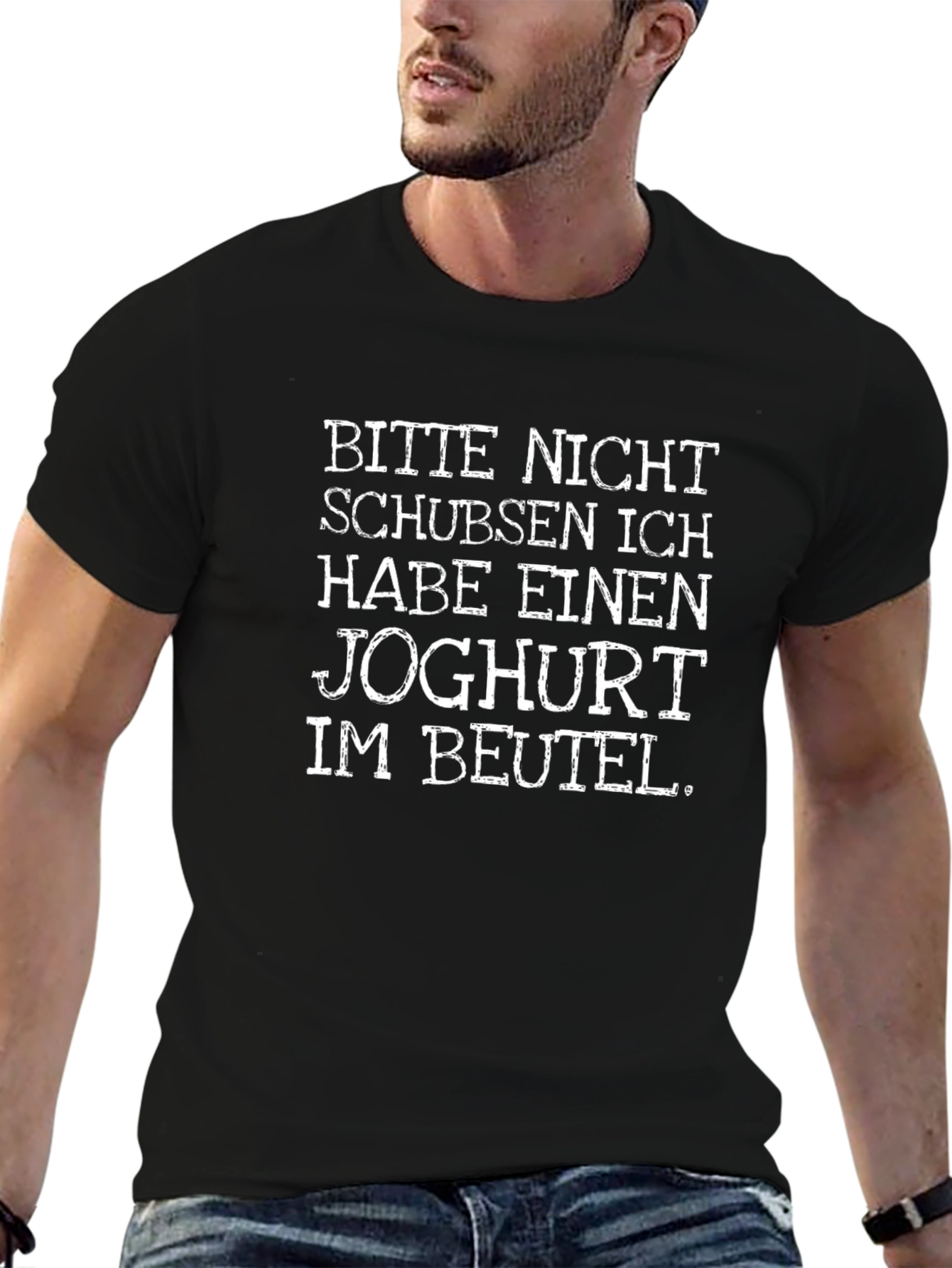 Funny German Quote T-Shirt - Joghurt Im Beutel