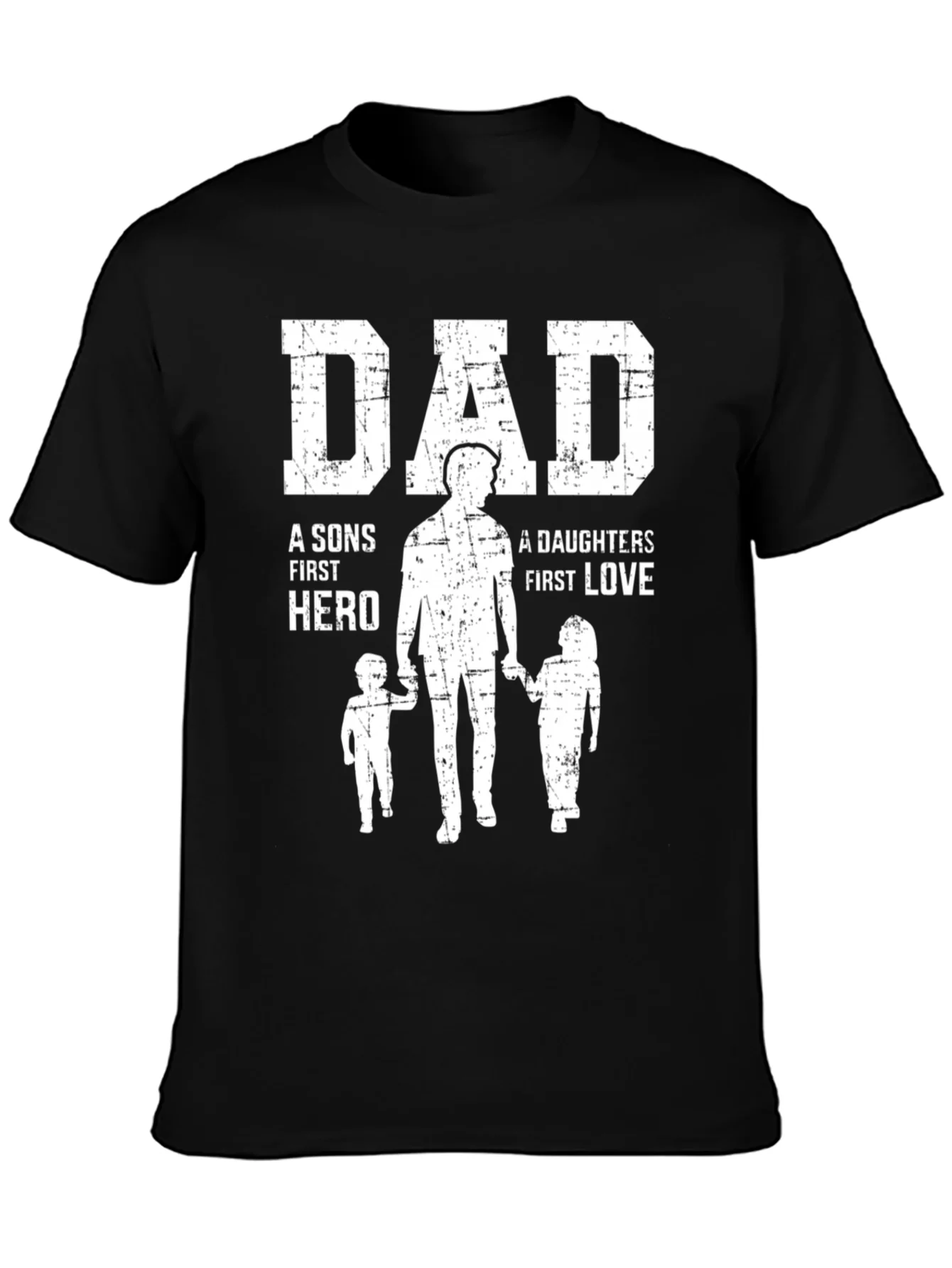 Dad Hero Graphic T-Shirt Fathers Day Gift