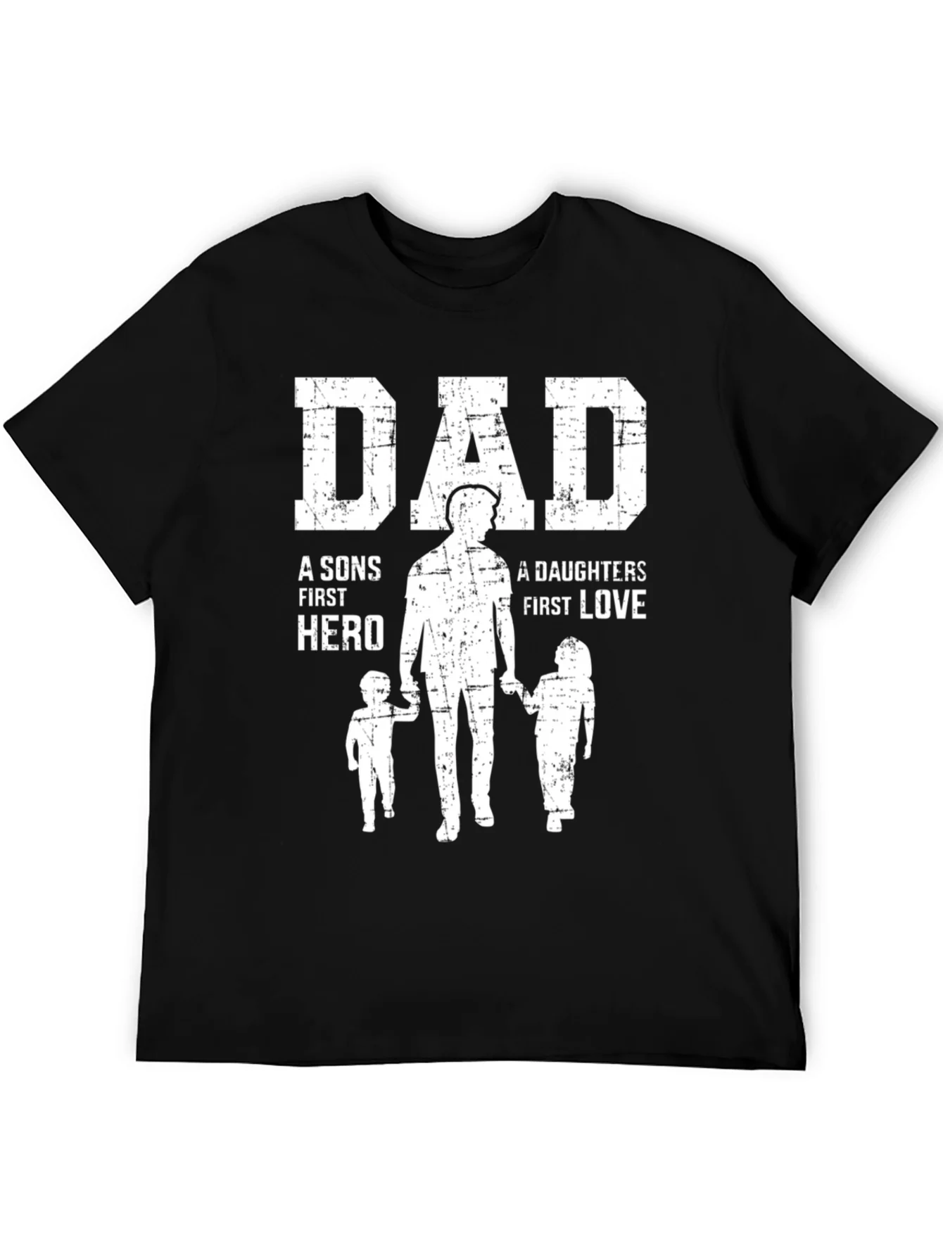 Dad Hero Graphic T-Shirt Fathers Day Gift