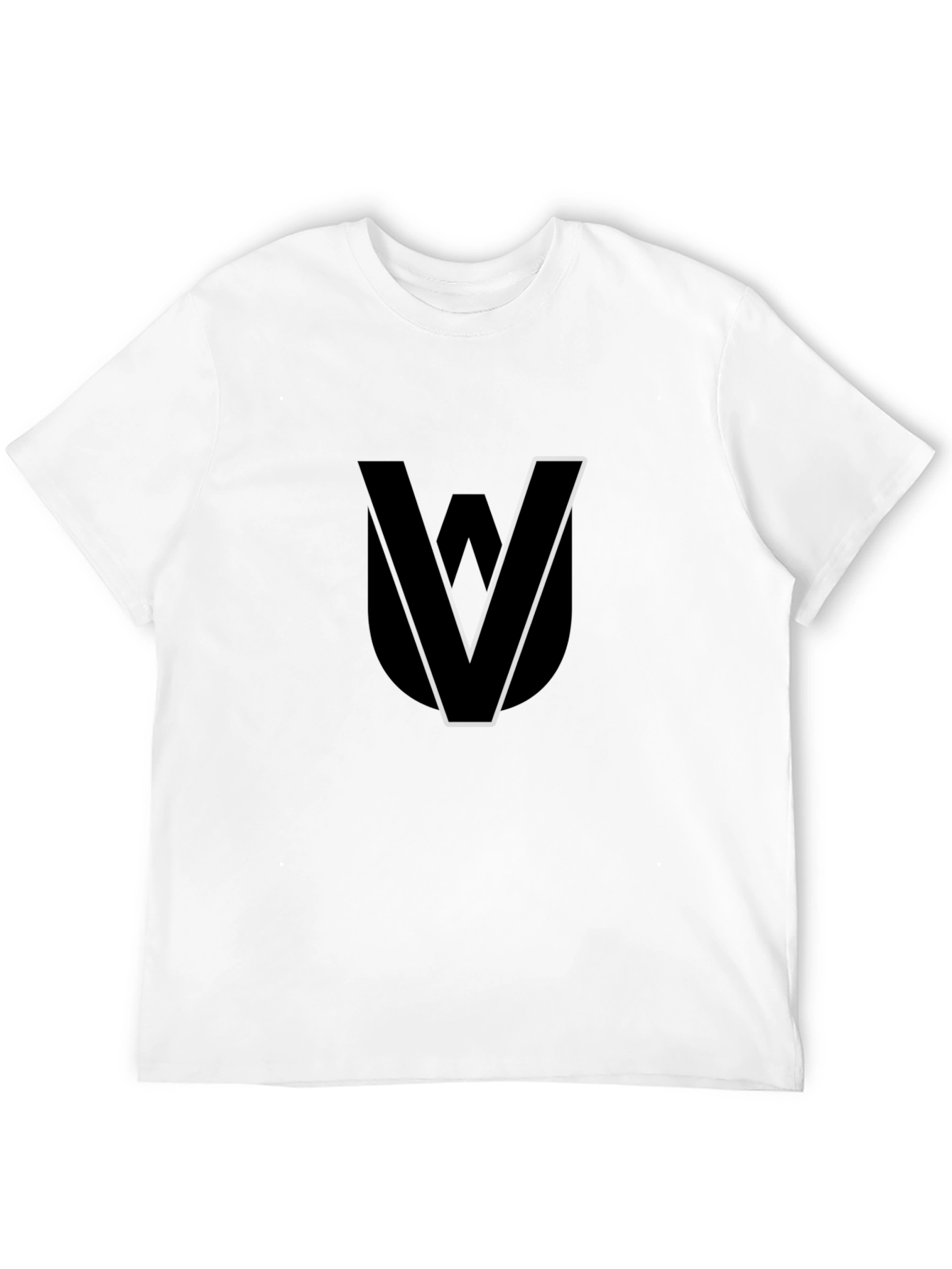 Stylish Black T-Shirt with Unique Graphic Design