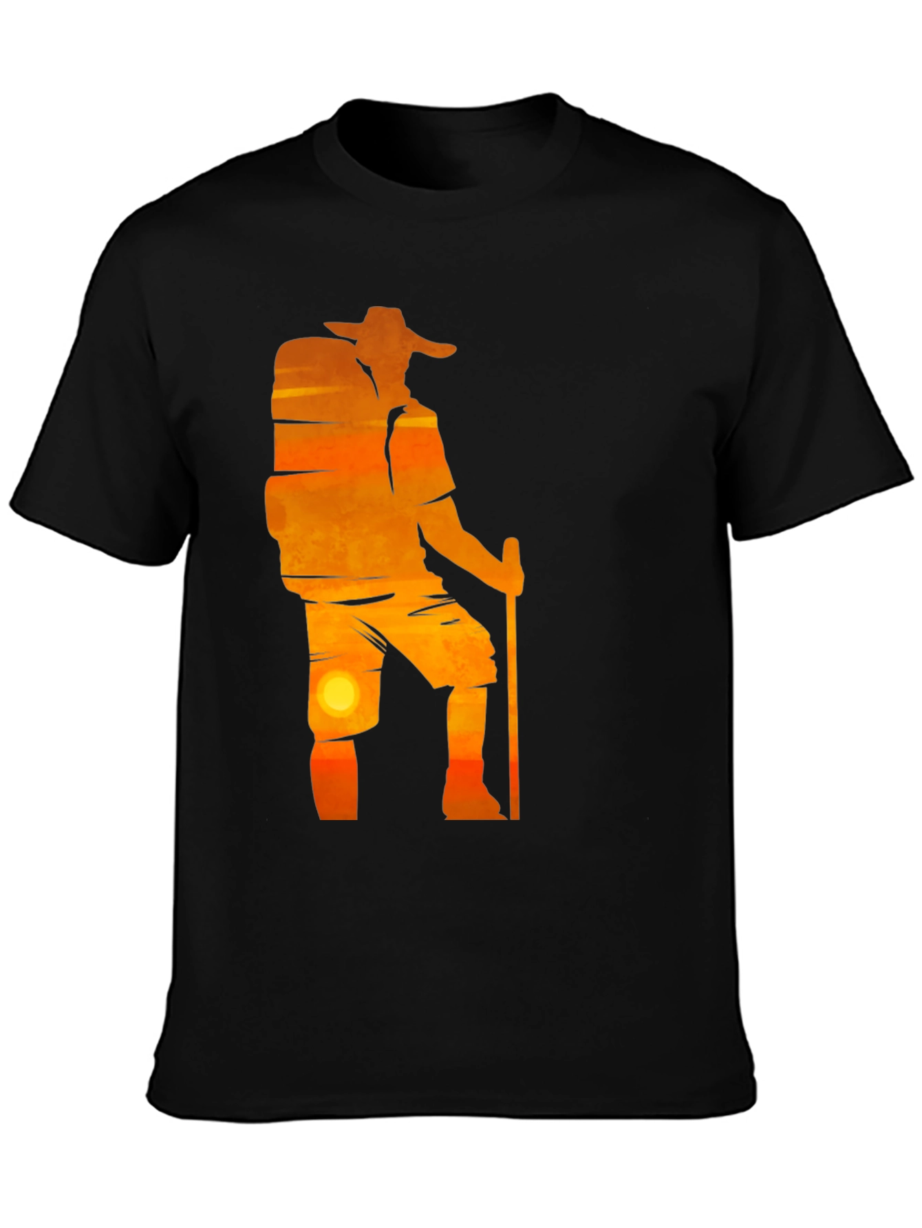 Sunset Hiker Graphic T-Shirt