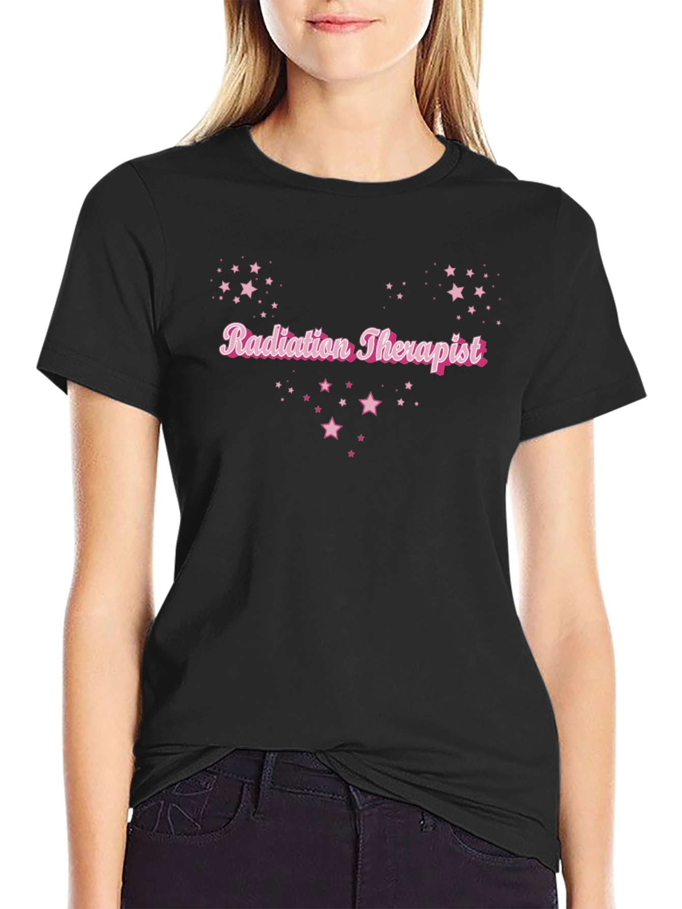Radiation Therapist Starry Heart T-Shirt