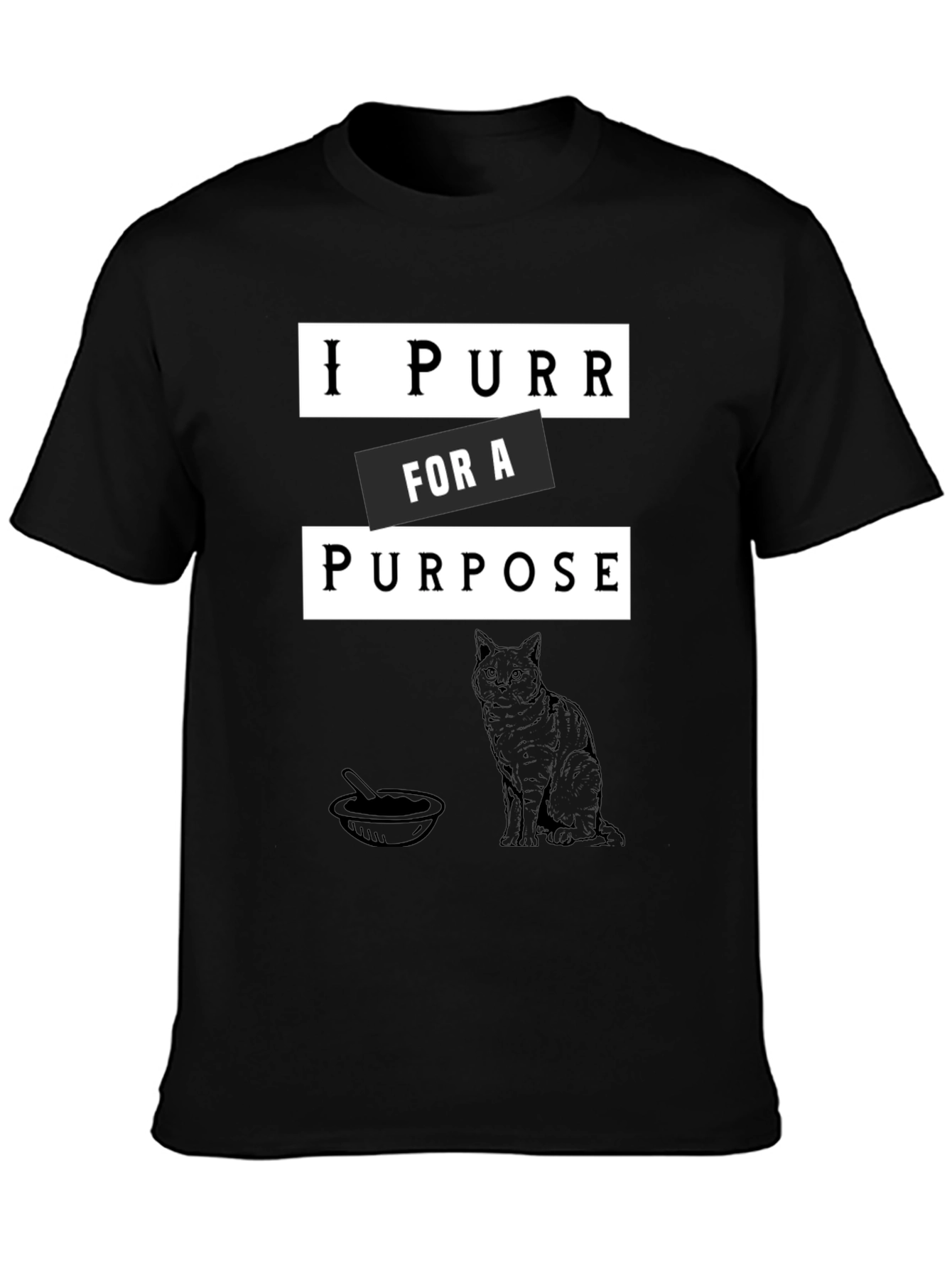 I Purr for a Purpose Cat Lovers T-Shirt