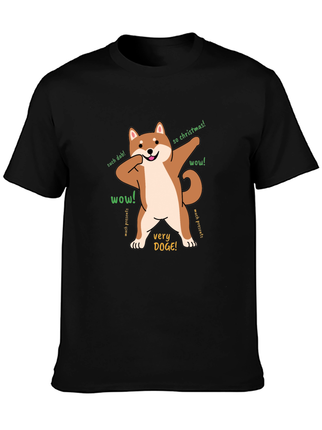 Doge Christmas T-Shirt - Much Wow!