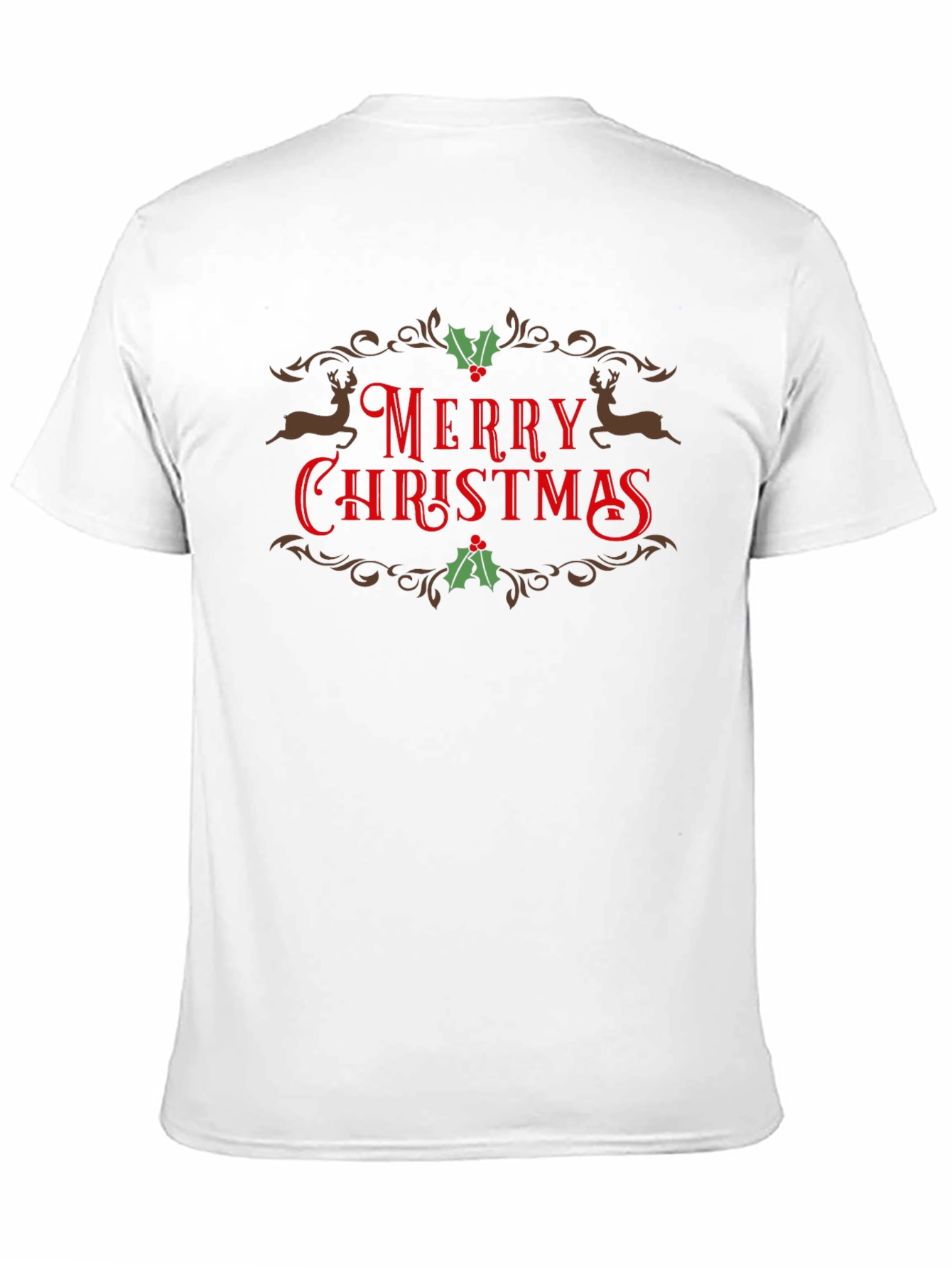 Merry Christmas Graphic Tee Holiday Shirt