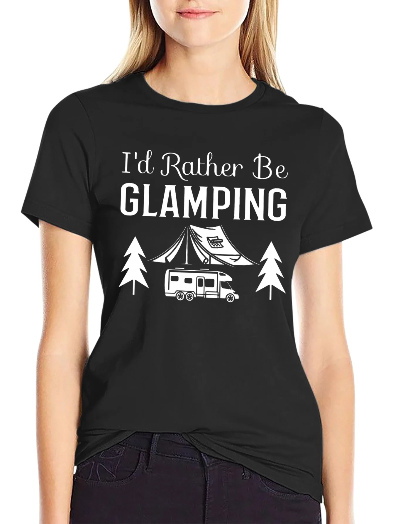 Glamping T-Shirt - Camping RV Tee