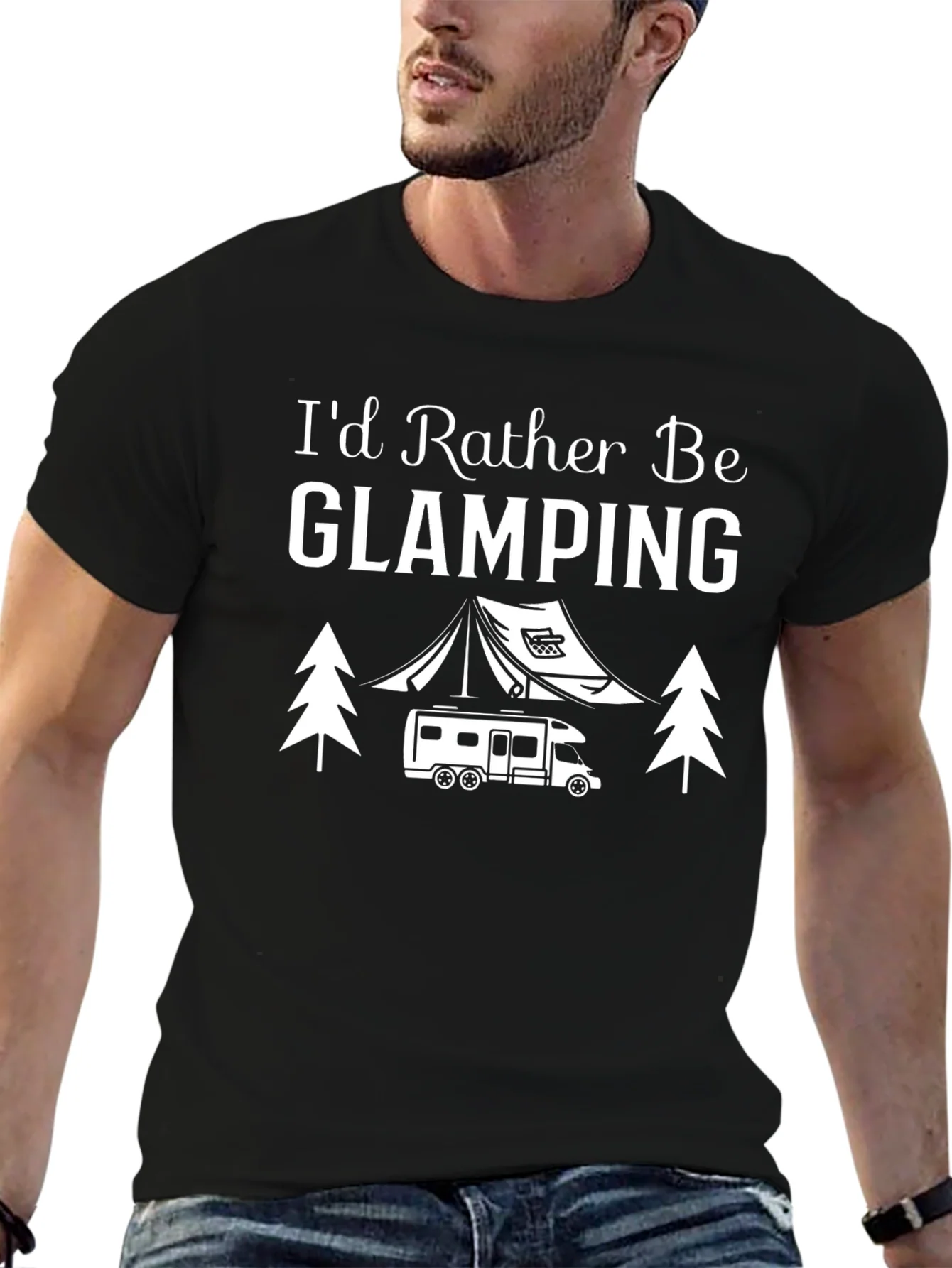 Glamping T-Shirt - Camping RV Tee