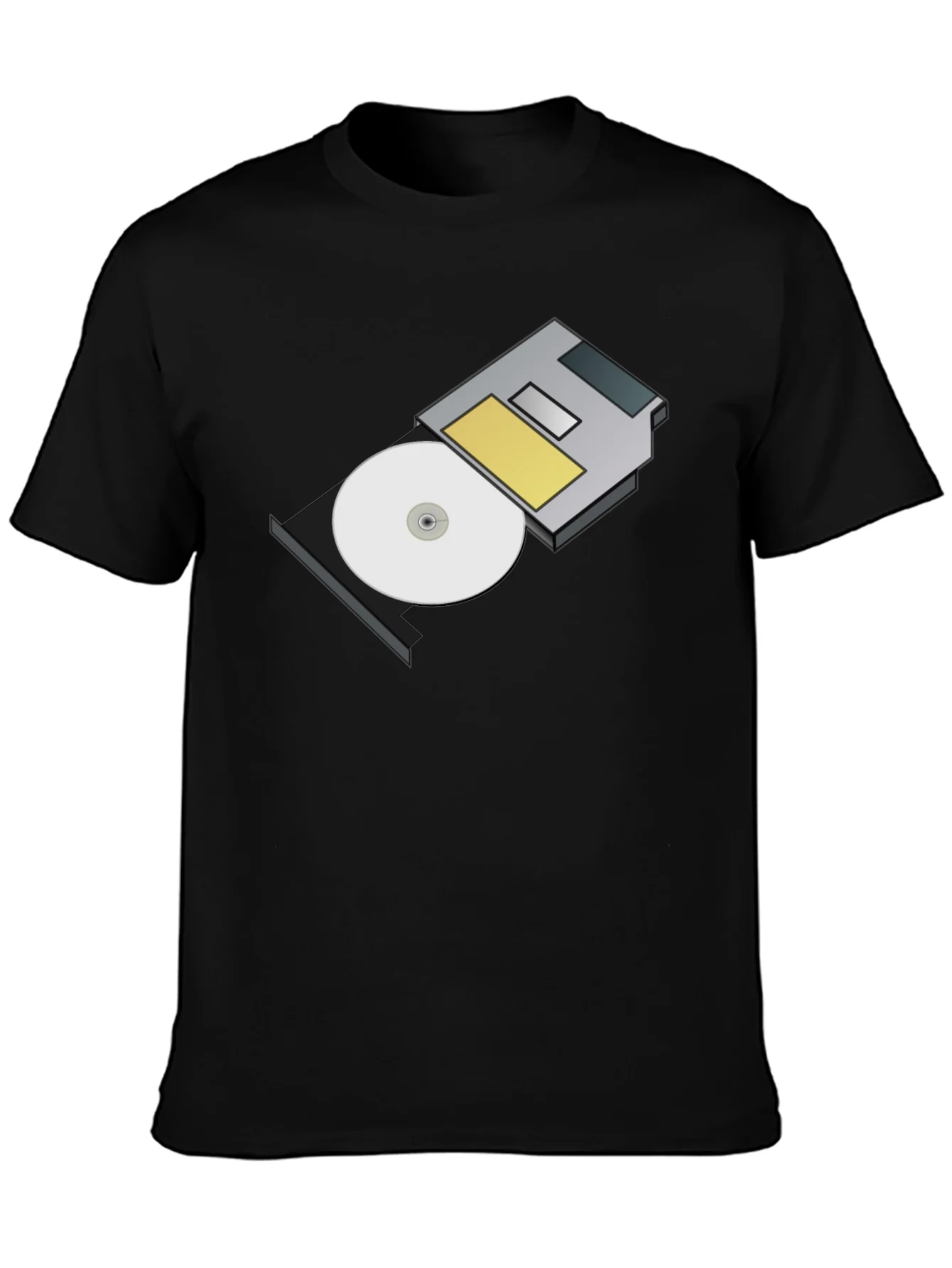 Floppy Disk T-Shirt - Retro Tech Style