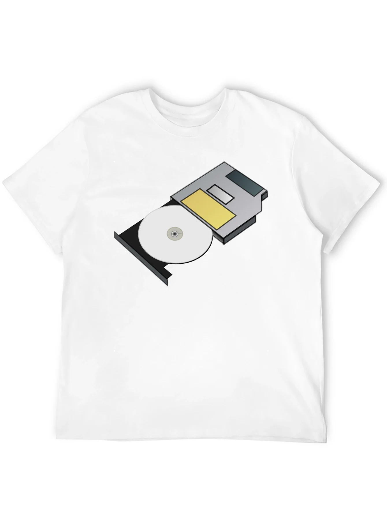 Floppy Disk T-Shirt - Retro Tech Style
