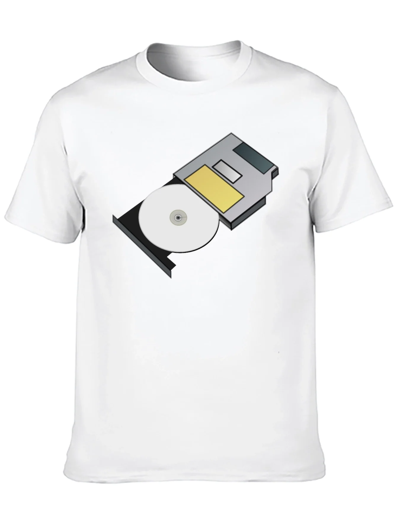 Floppy Disk T-Shirt - Retro Tech Style