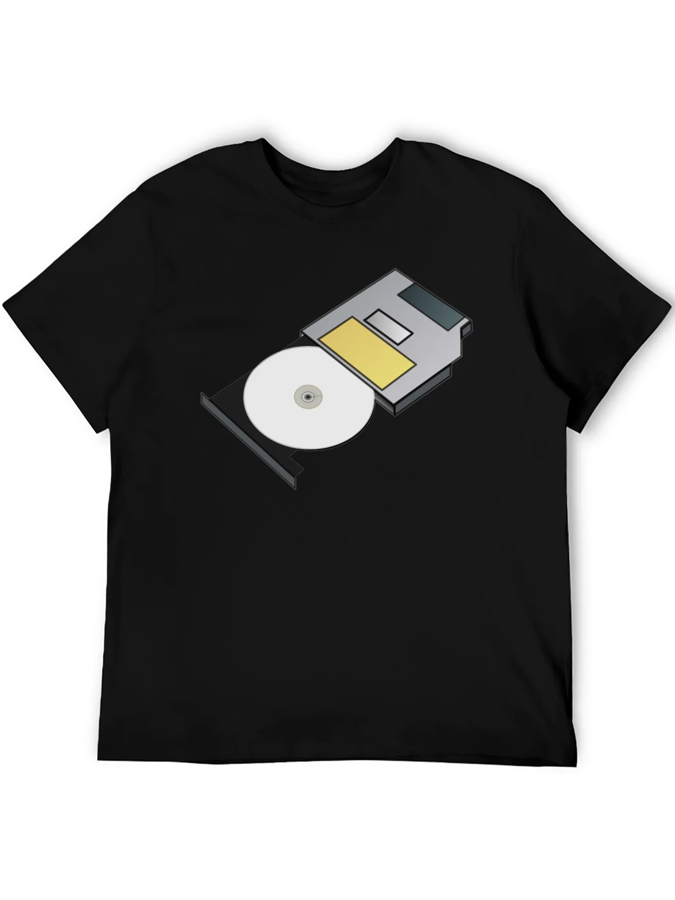 Floppy Disk T-Shirt - Retro Tech Style