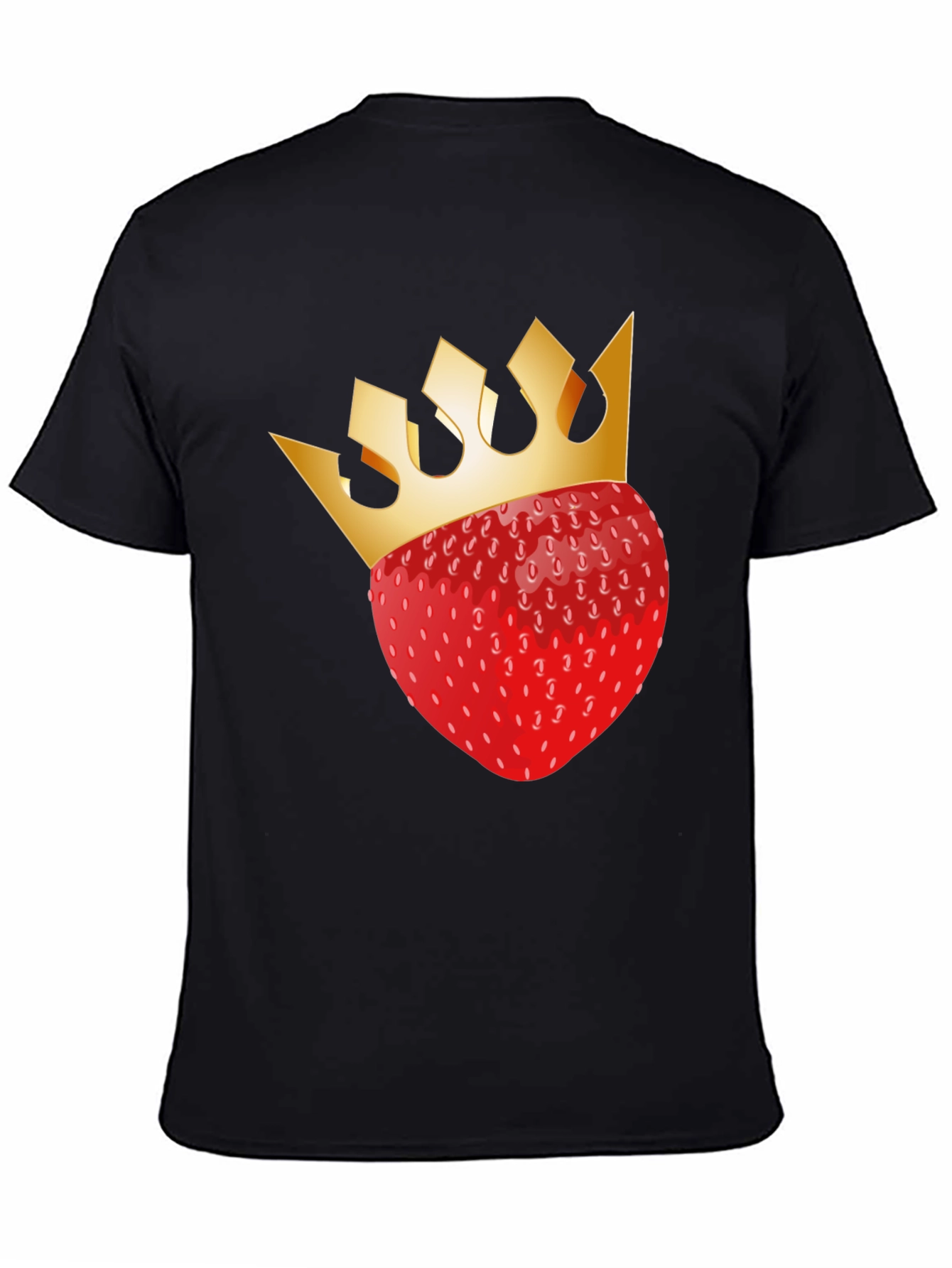 Strawberry King T-Shirt - Black