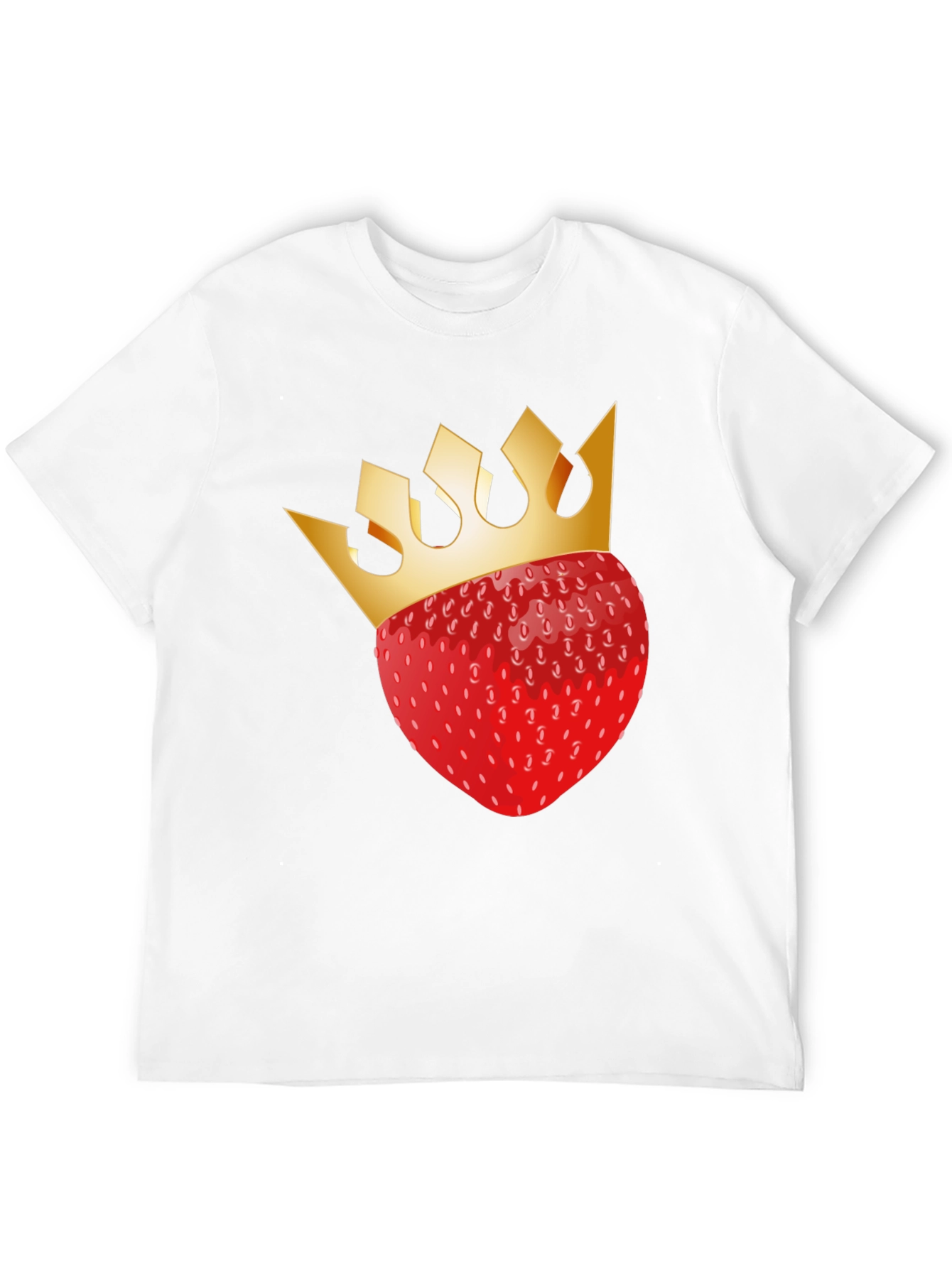 Strawberry King T-Shirt - Black
