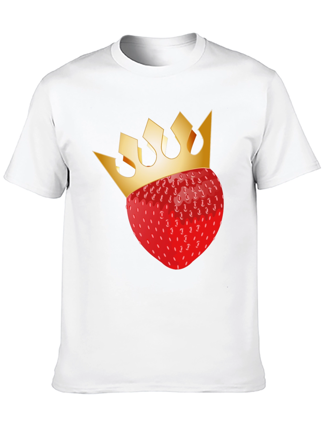 Strawberry King T-Shirt - Black
