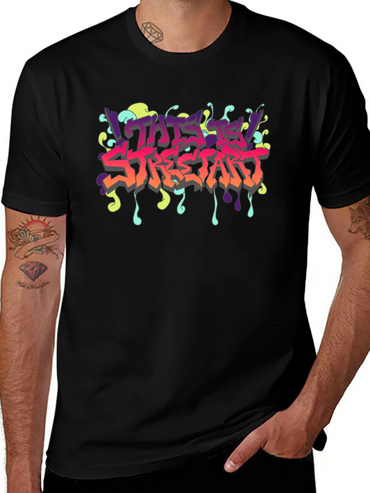 This Is Streetart Black Graphic Tee