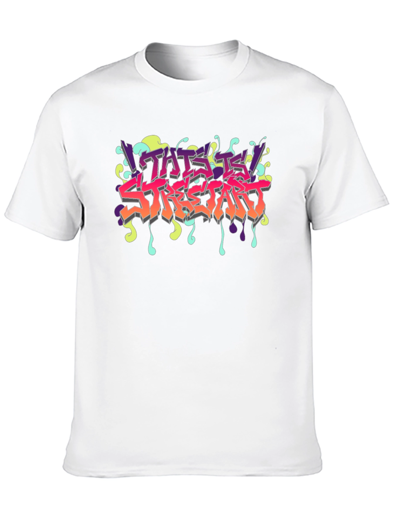 This Is Streetart Black Graphic Tee