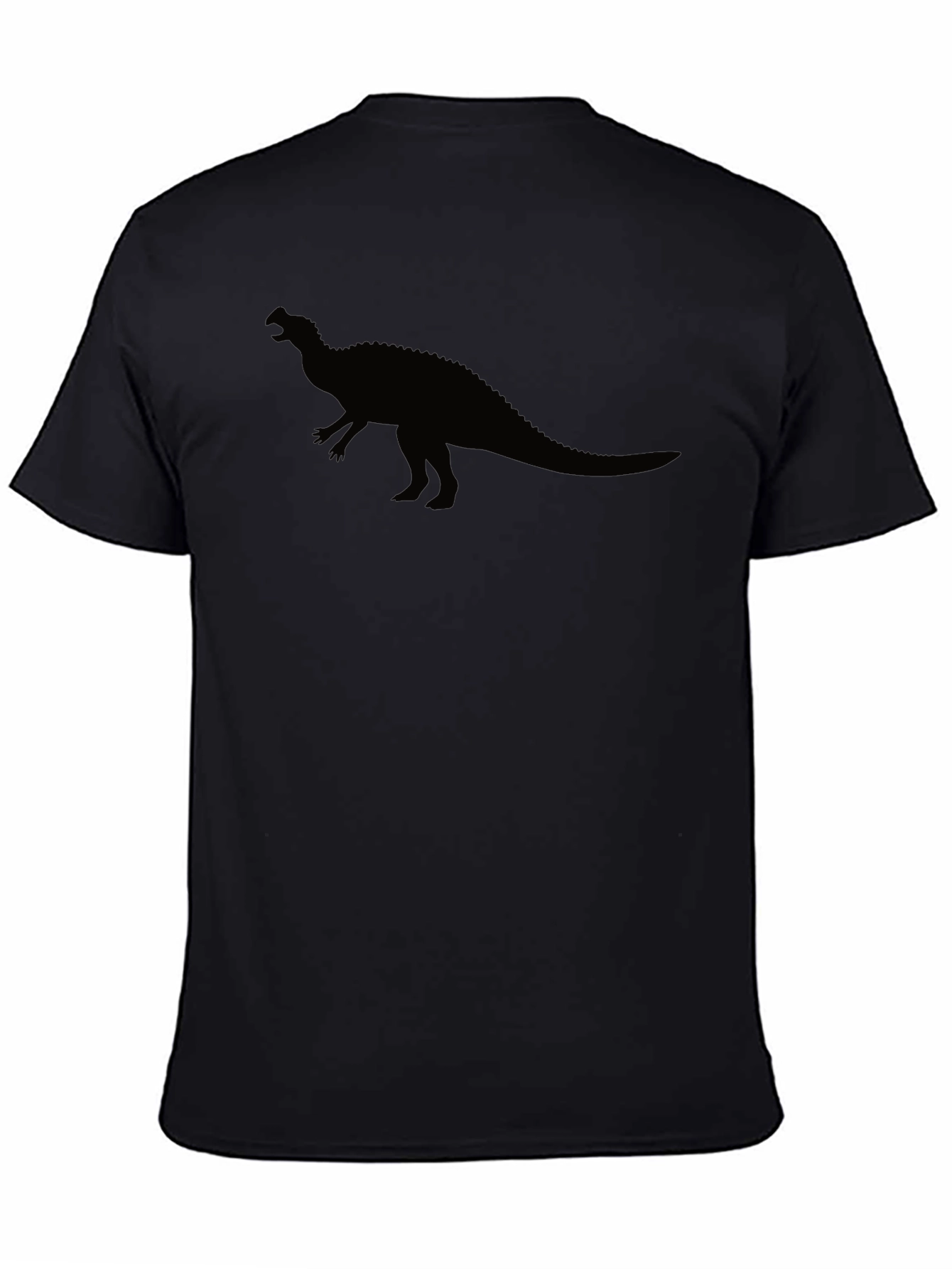 Cool Dinosaur Silhouette Black T-Shirt