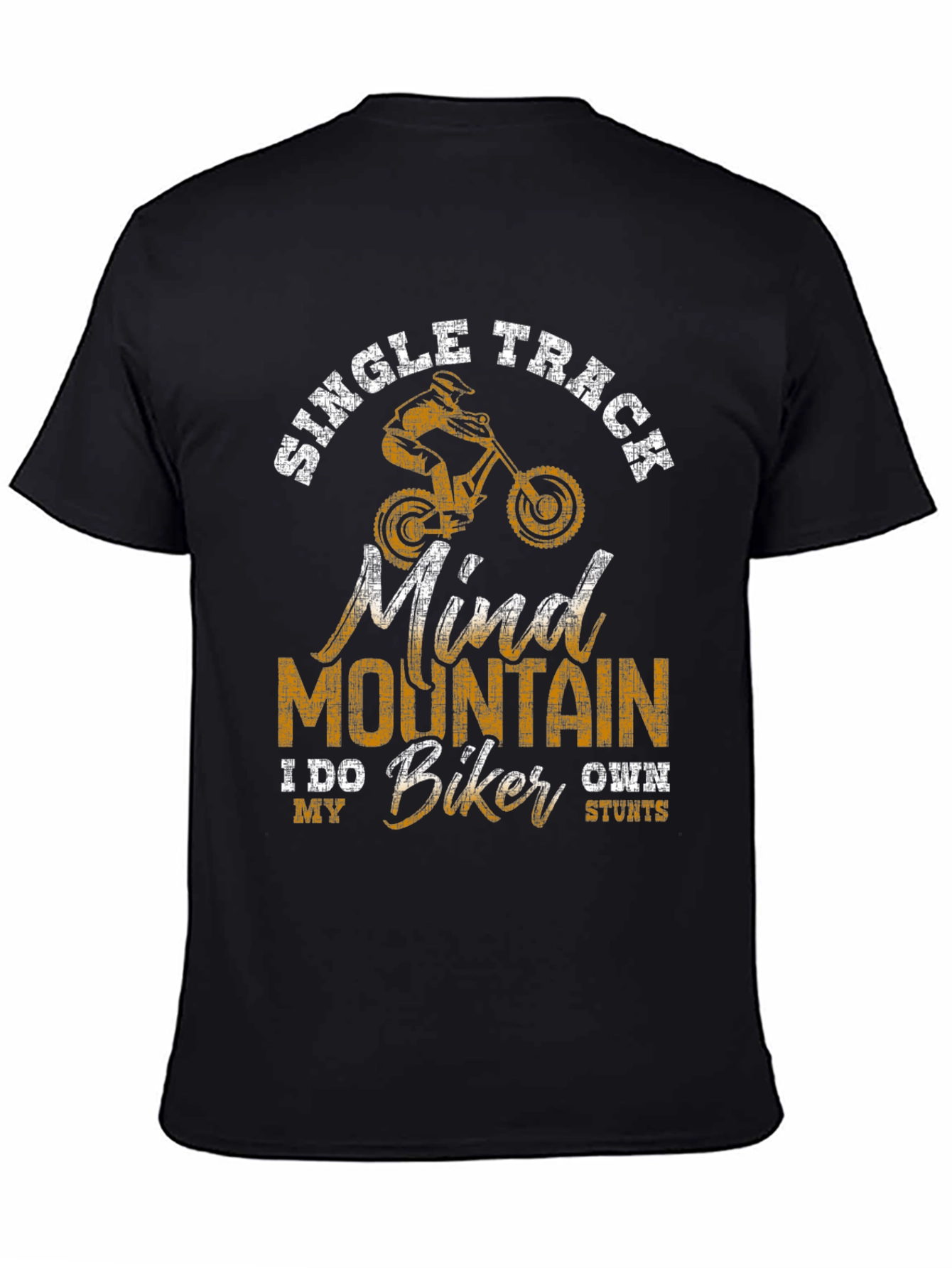 Single Track Mountain Biker T-Shirt