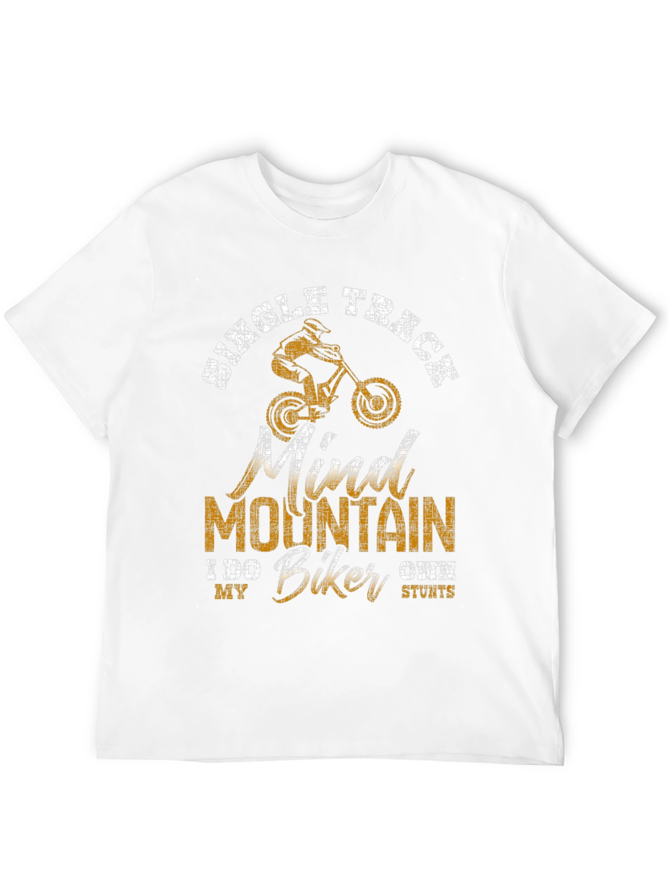 Single Track Mountain Biker T-Shirt