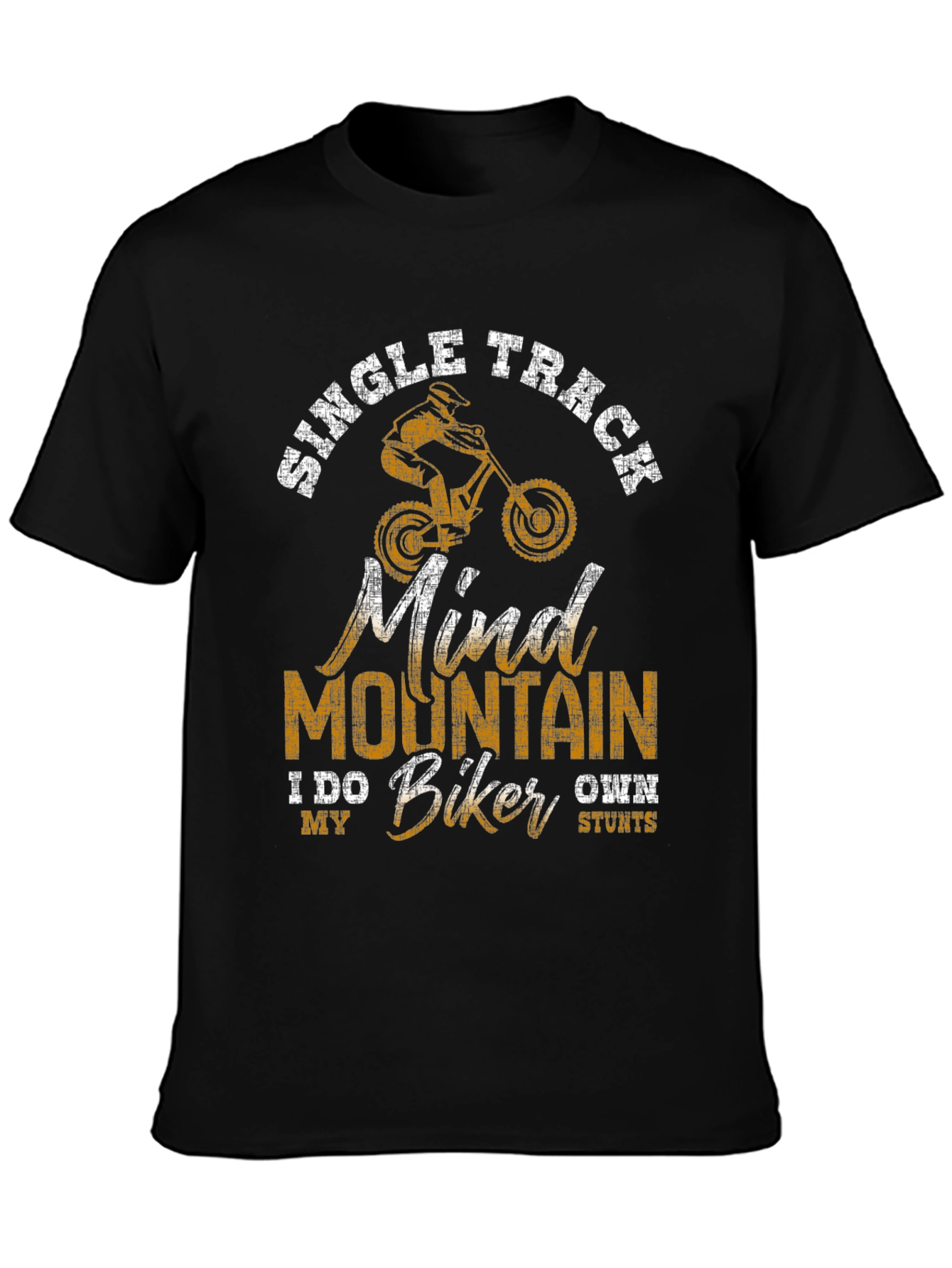 Single Track Mountain Biker T-Shirt