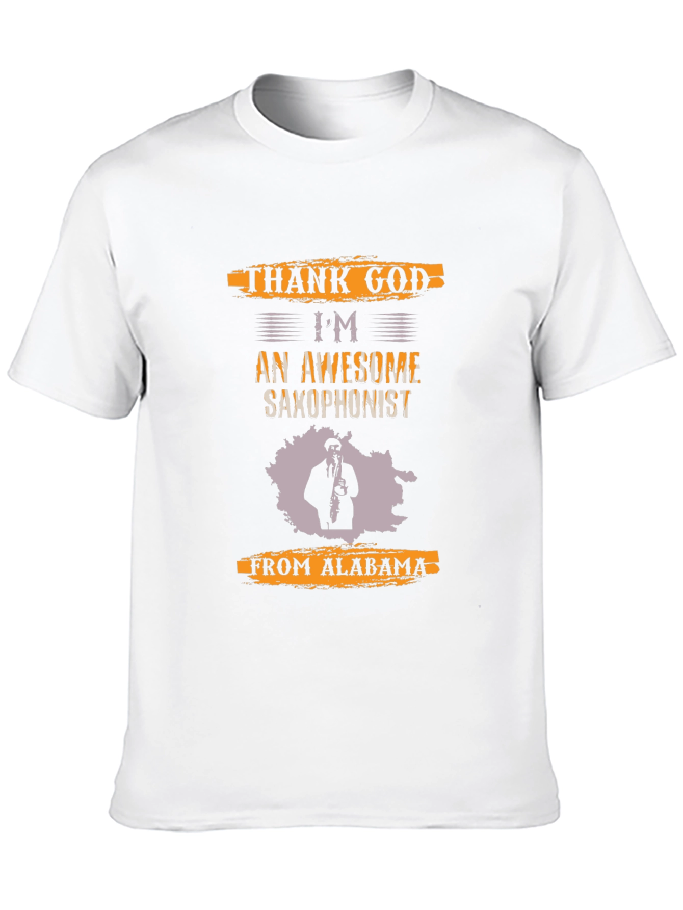 Saxophonist Alabama T-Shirt - Black