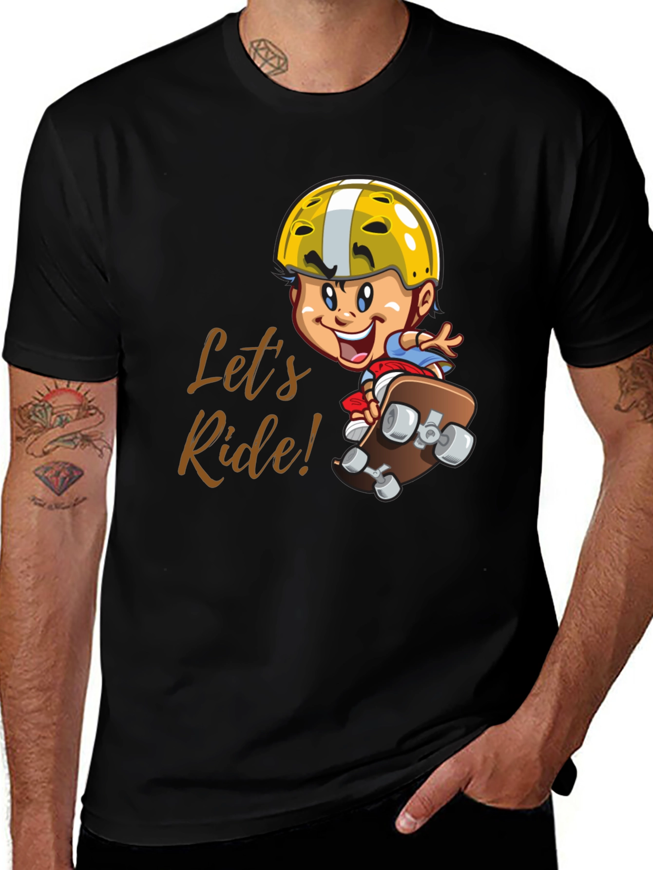 Lets Ride Skateboard T-Shirt
