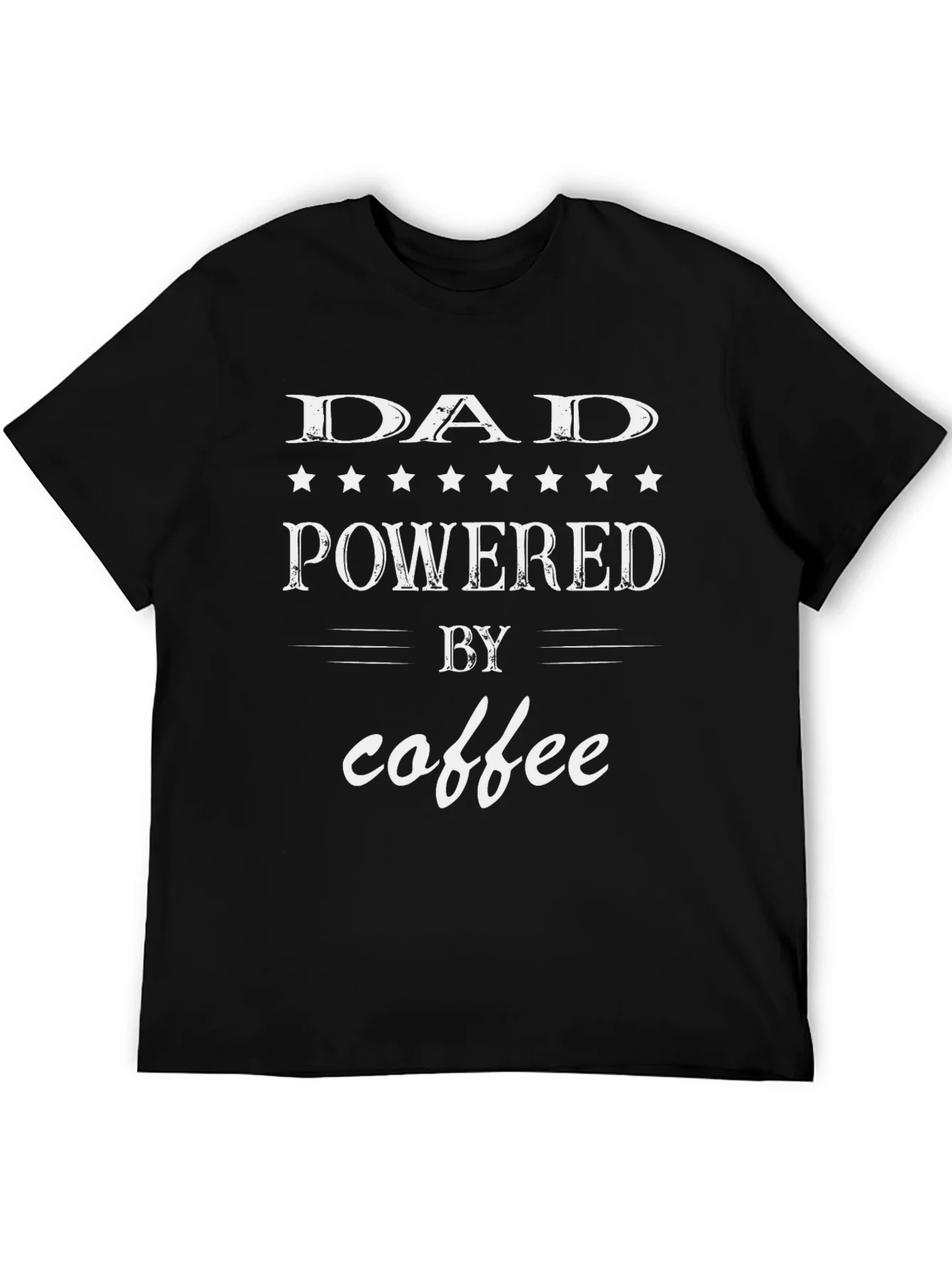 Dad Powered by Coffee T-Shirt