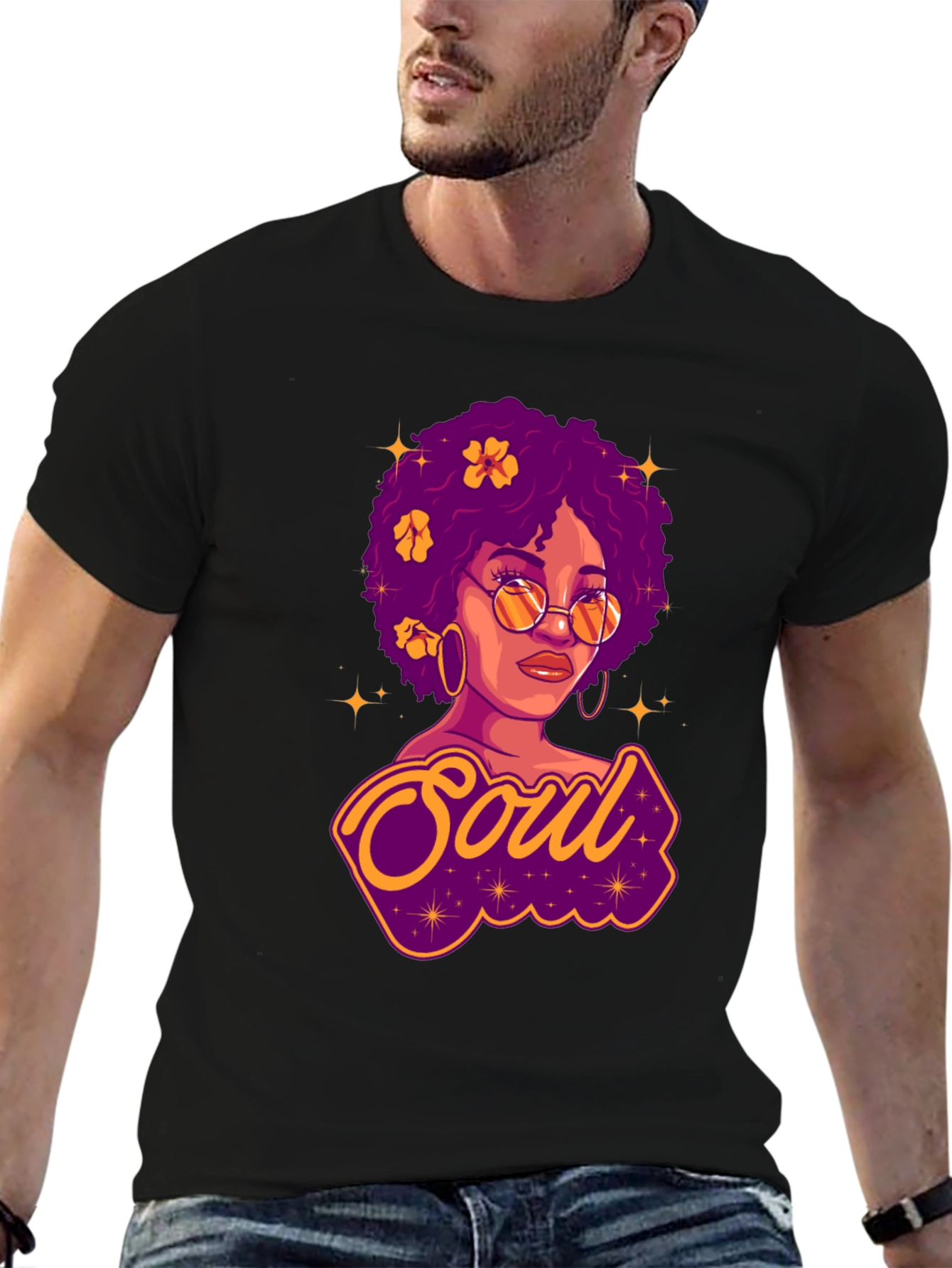Soul Woman Graphic Print T-Shirt
