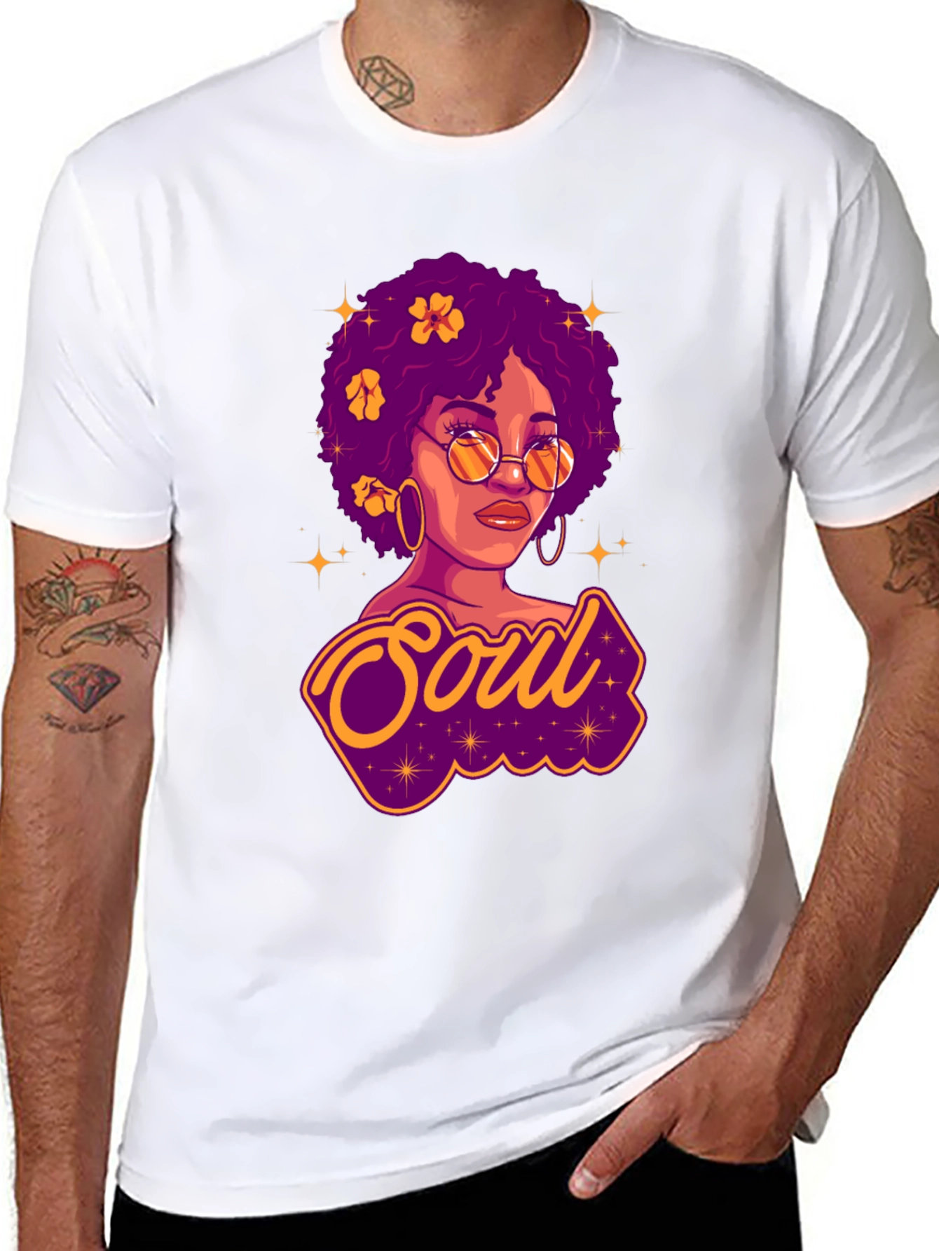 Soul Woman Graphic Print T-Shirt